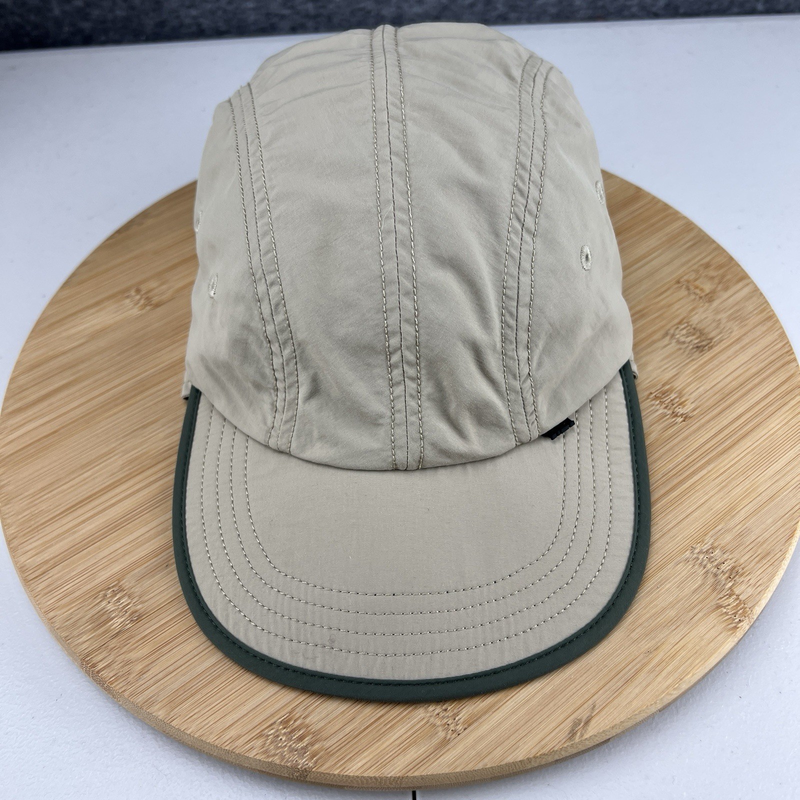 REI Sun Cap Hat Men Adjustable Brown Panel Fishing Hiking Lightweight Neck Flap