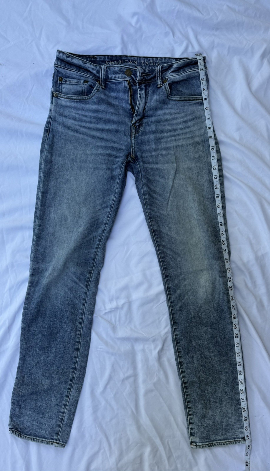 American Eagle Cozy Airflex Athletic Jeans Men’s 31×34 Blue Denim