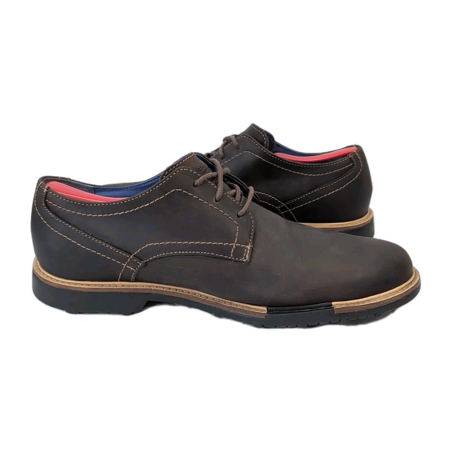 Skechers Mark Nason Brown Leather Memory Foam Footbed Mens Oxfords Shoes 11 M