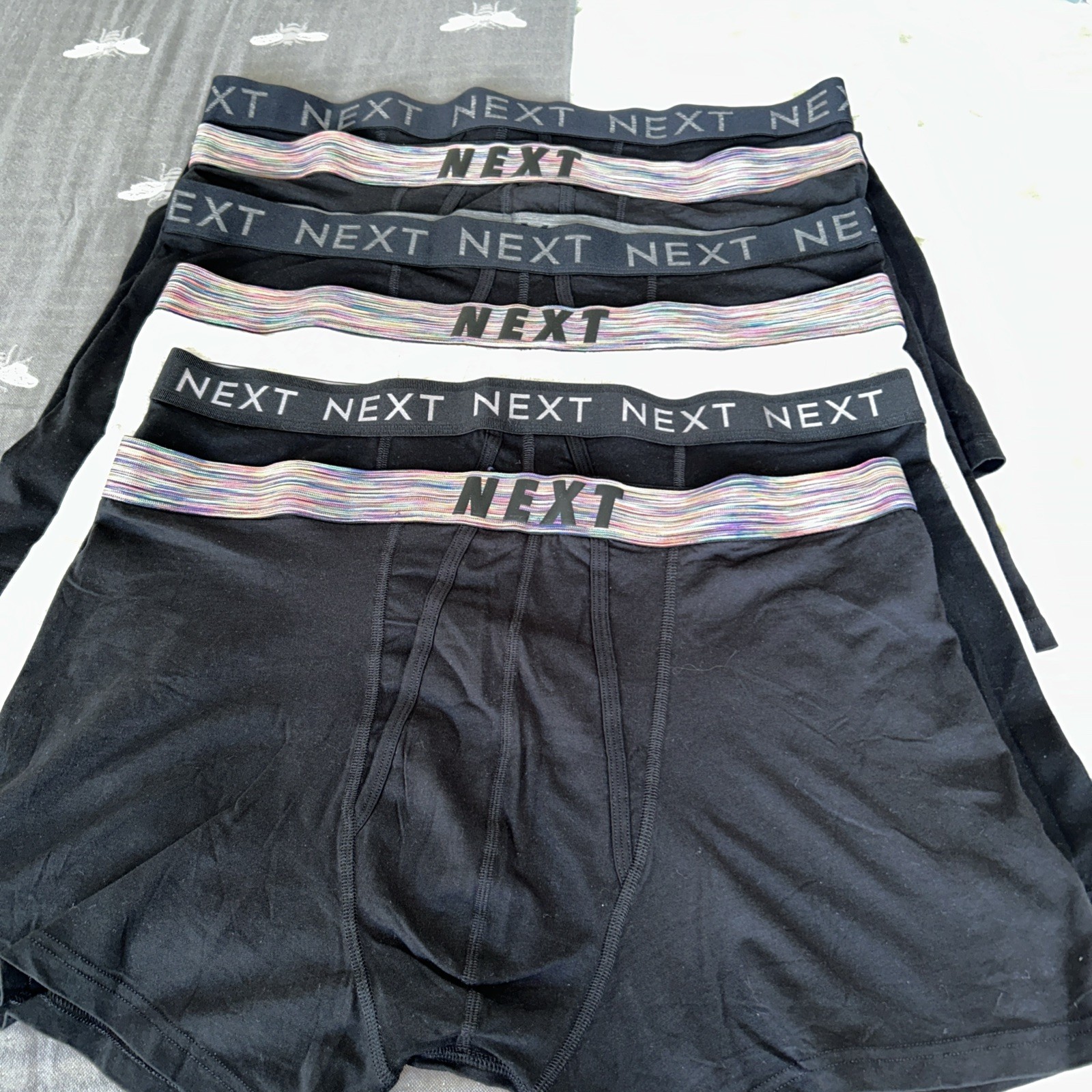 Next Men’s Pack Of 6 Boxer Shorts Underwear Size – XXXL New with out tags