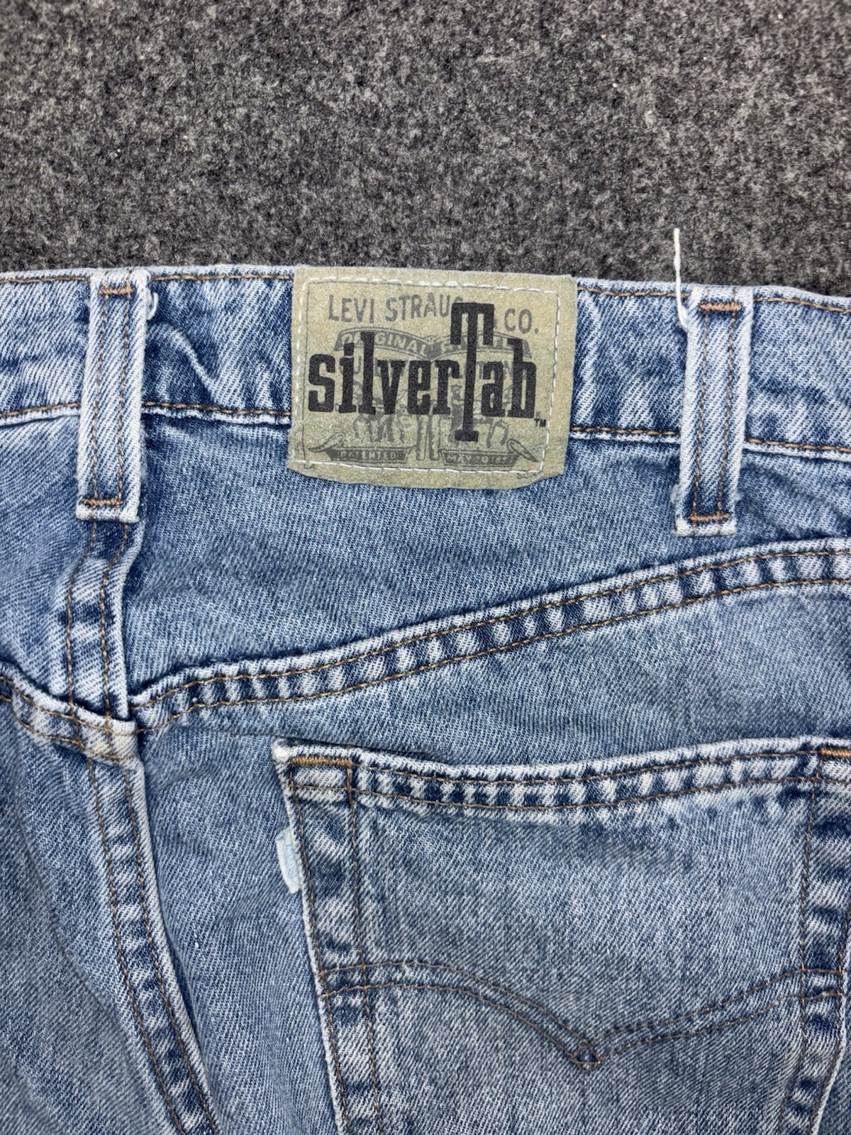 Levi’s SilverTab Relaxed Jeans Mens 30×32 Light Wash Baggy Skater Y2K USA