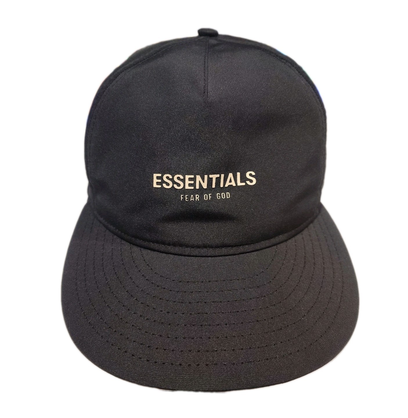 New Era x Fear Of God Essentials FOG 9Fifty Nylon Strapback Hat Cap Black