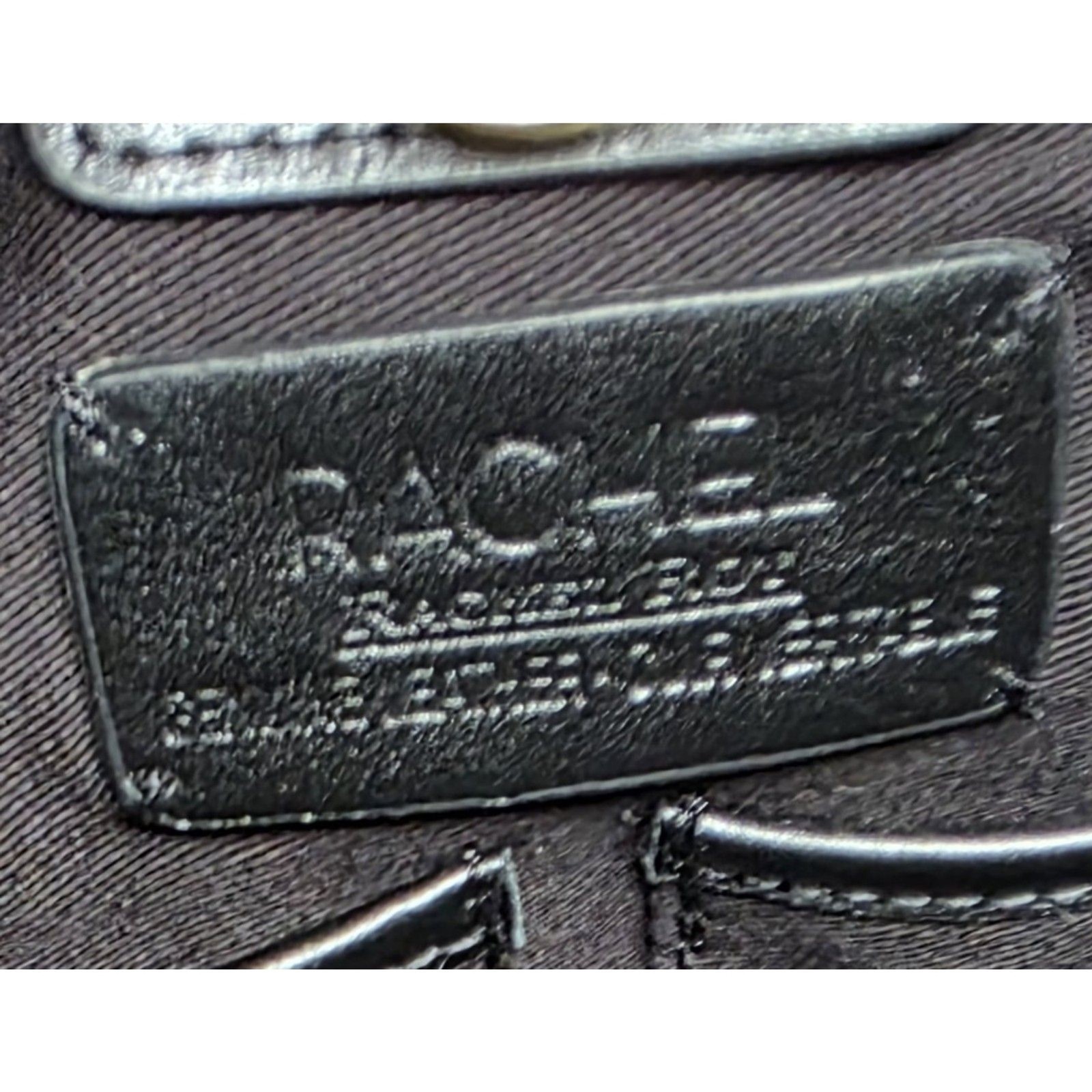 Rachel Genuine Leather Black Medium Tote Handbag Top Handle EUC