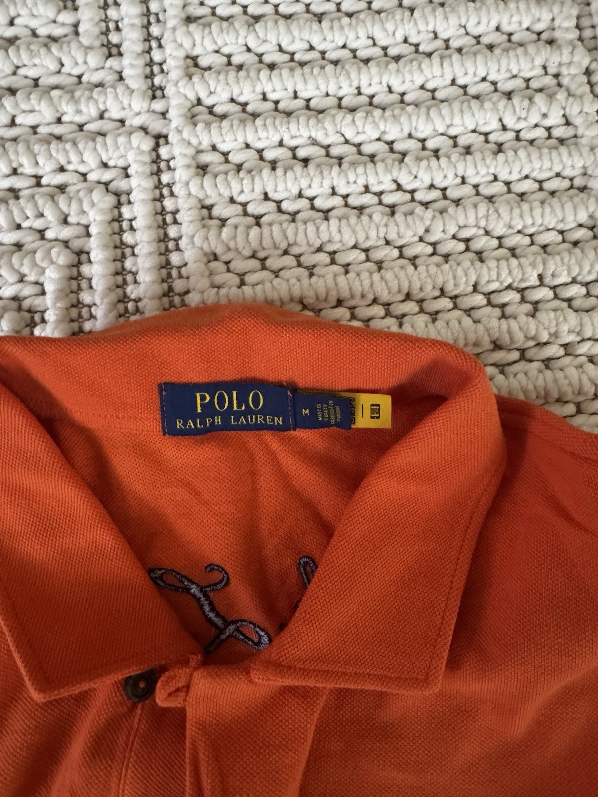 Polo Ralph Lauren SP26 PROTO Sample Camp Collar Shirt Embroidered Sunset Rare