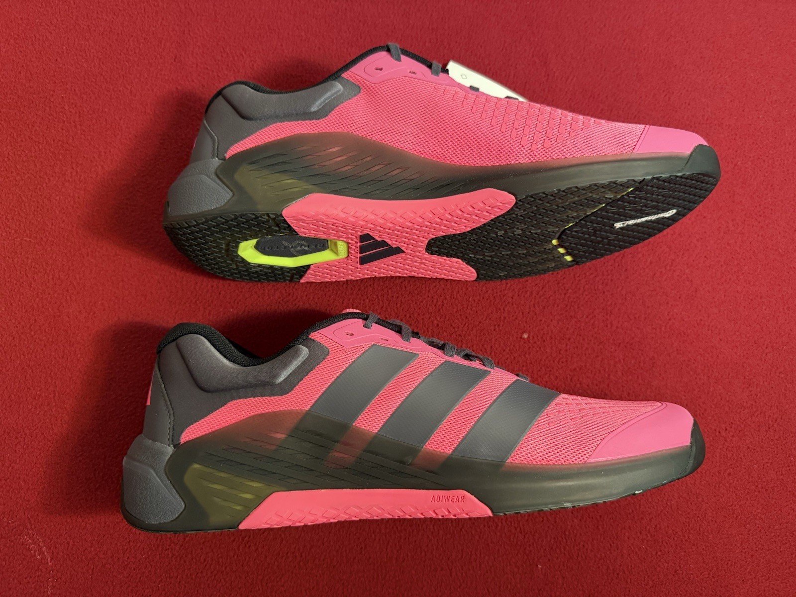 Adidas Dropset 4 Training Shoes Lucid Pink Black KI8460 Size 14 NEW