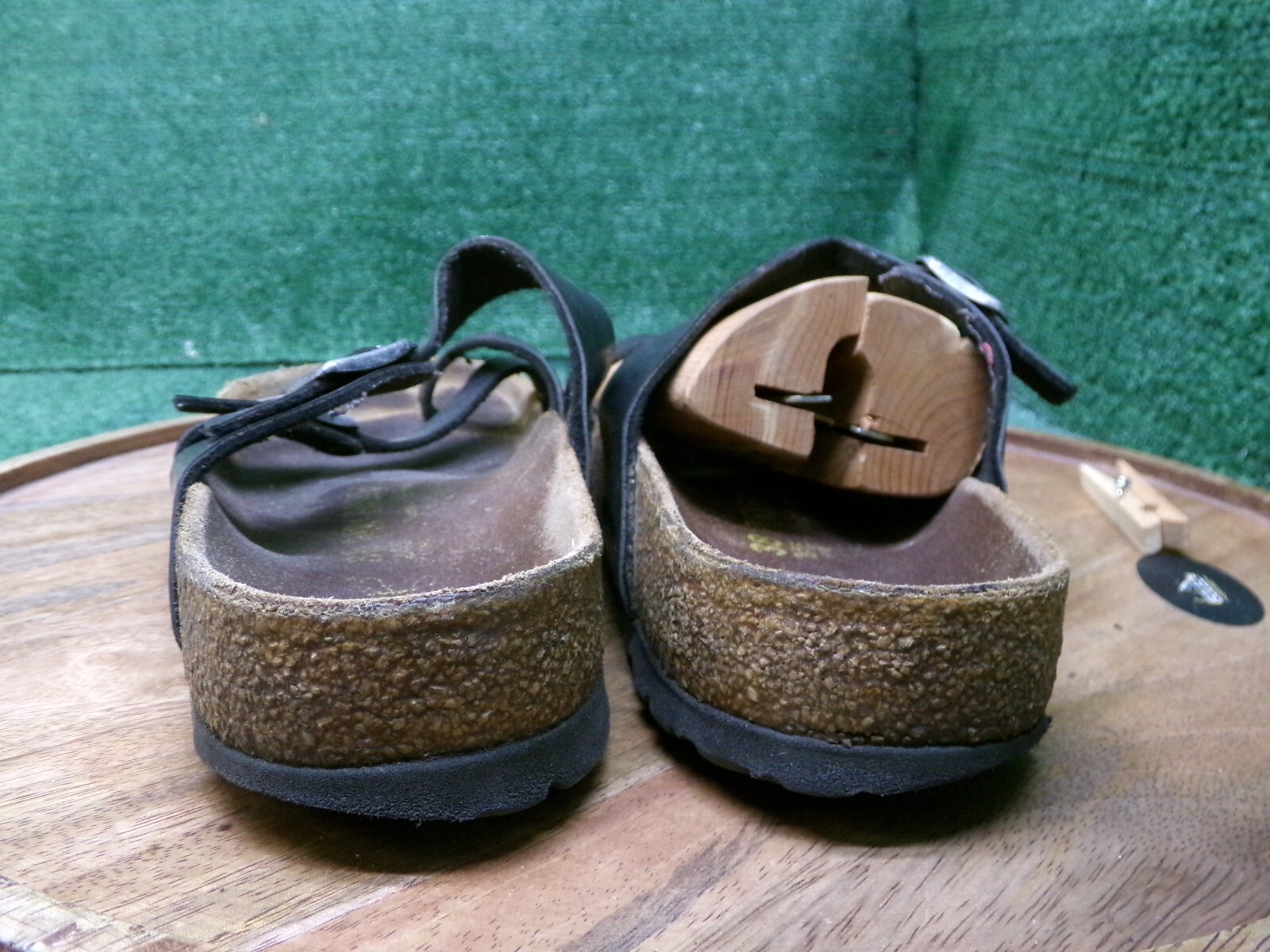 Birkenstock Womens Mayari Black Birko-Flor Toe Loop Sandals Size 38 US 7 Reg.