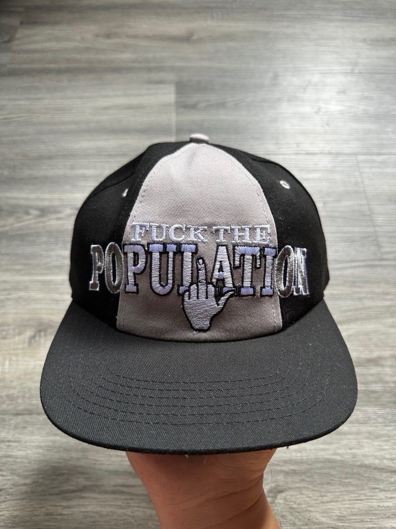 FTP 6 Panel Hat Back Gray