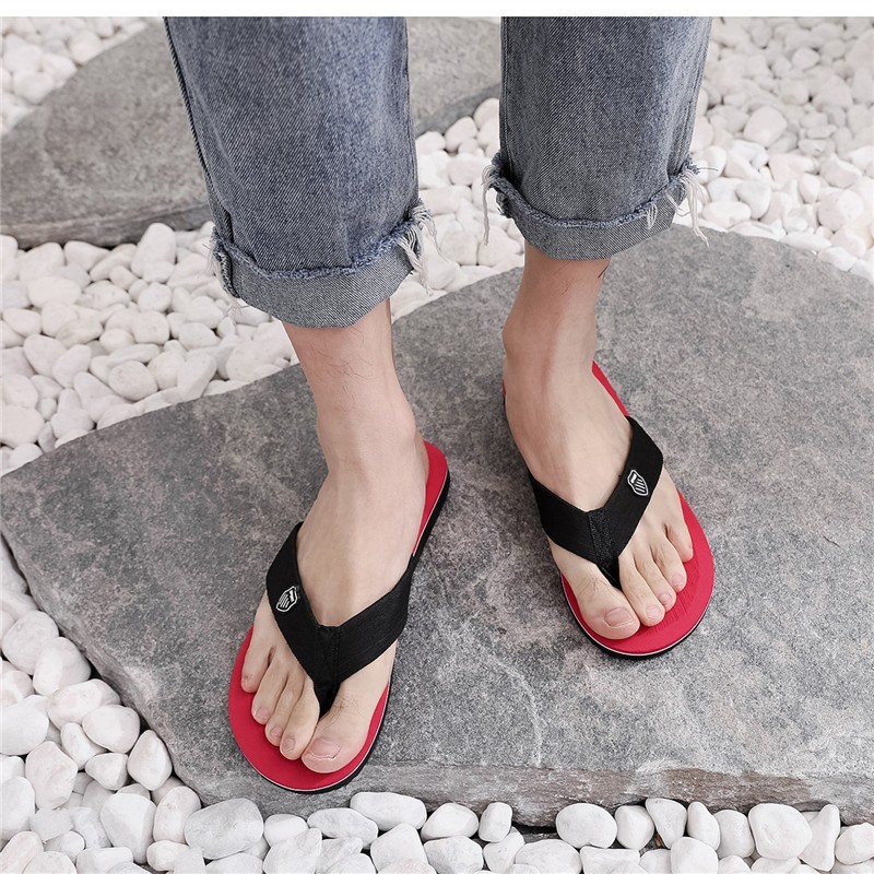 Mens Flip Flops Non Slip Beach Slides Casual Slippers US