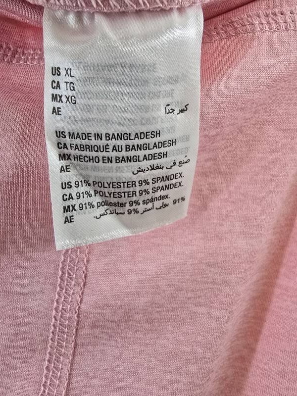 ID Ideology Core Stretch Capri Leggings Big Girls XL Rose Shadow Elastic Waist
