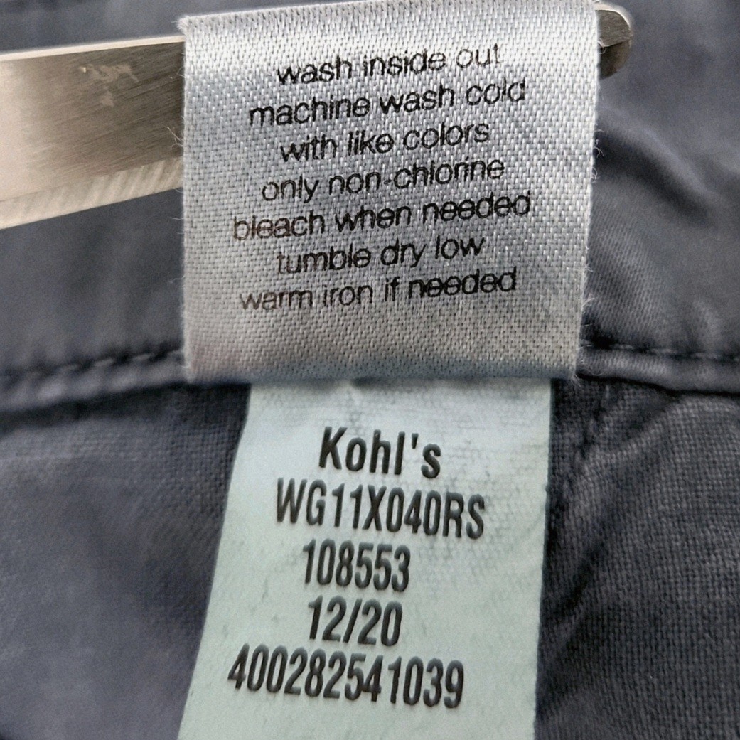 Elizabeth and James Kohls Gray Wide Cropped Leg Pants Women’s 2