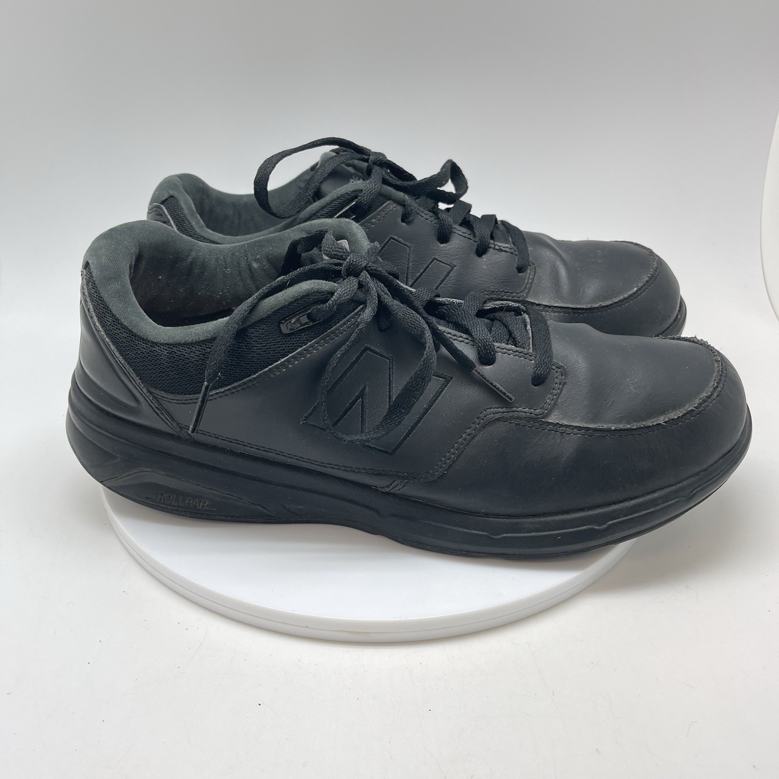 New Balance Sneakers Mens 12 2E 813 MW813BK Black Casual Athletic Gym Shoes