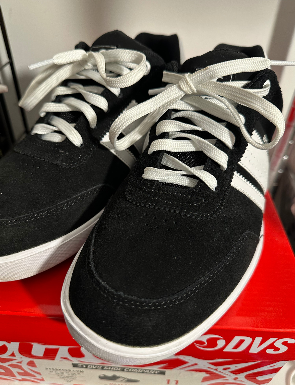 DVS Skate Shoes Milan CS Black White