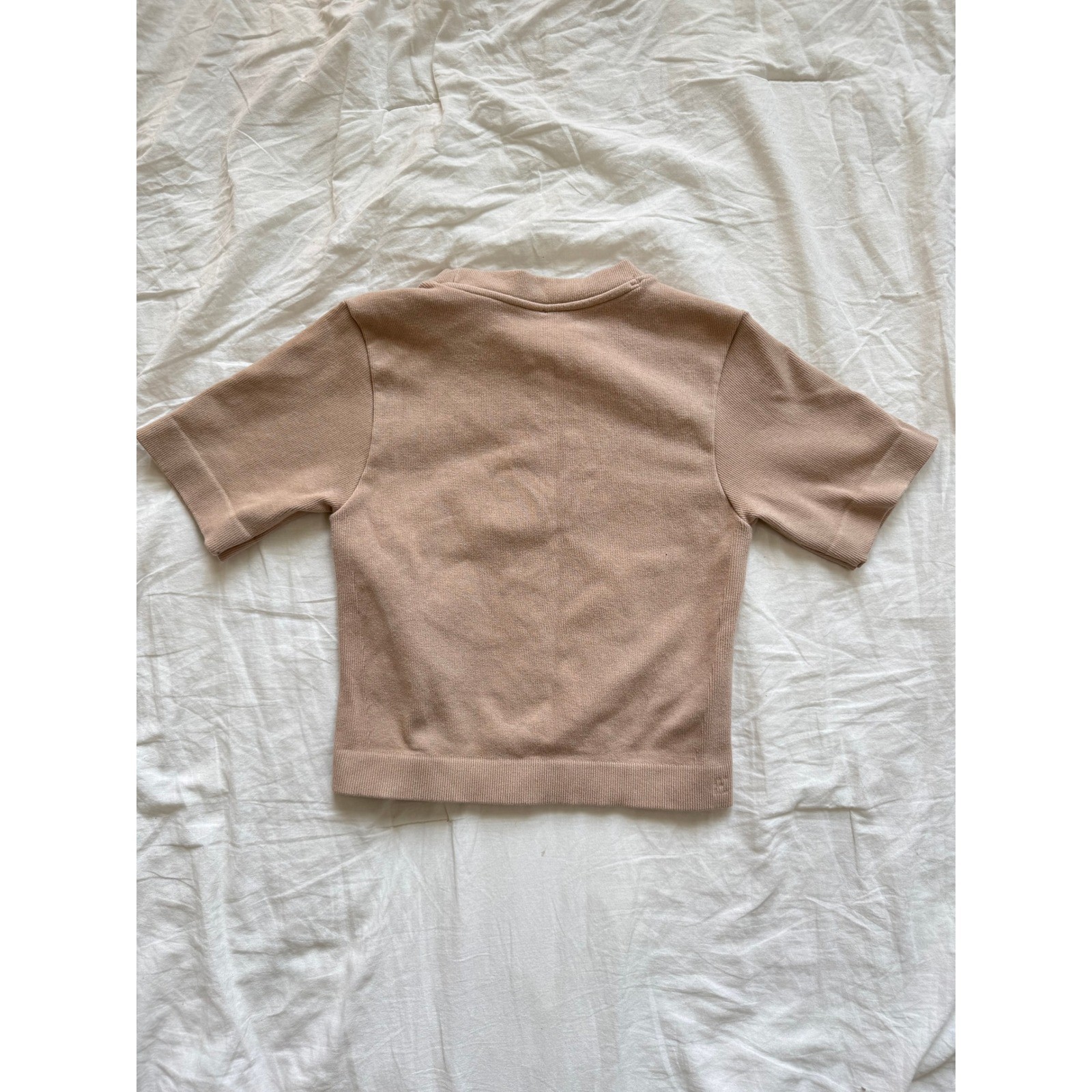 Everlane Seamless Ribbed Short Sleeve Top Women’s Size XS/S