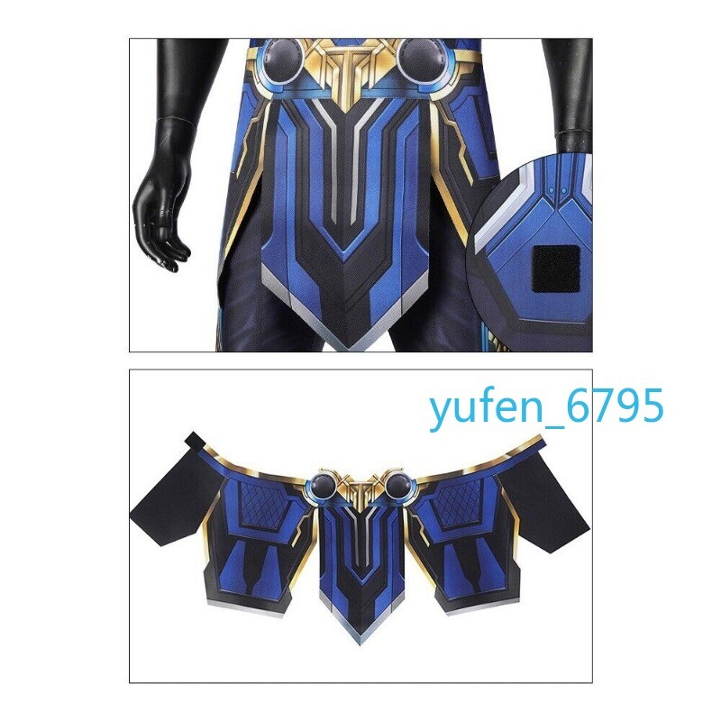 Love and Thunder Thor Adult Cosplay Jumpsuit with Cloak Halloween Costume Suit