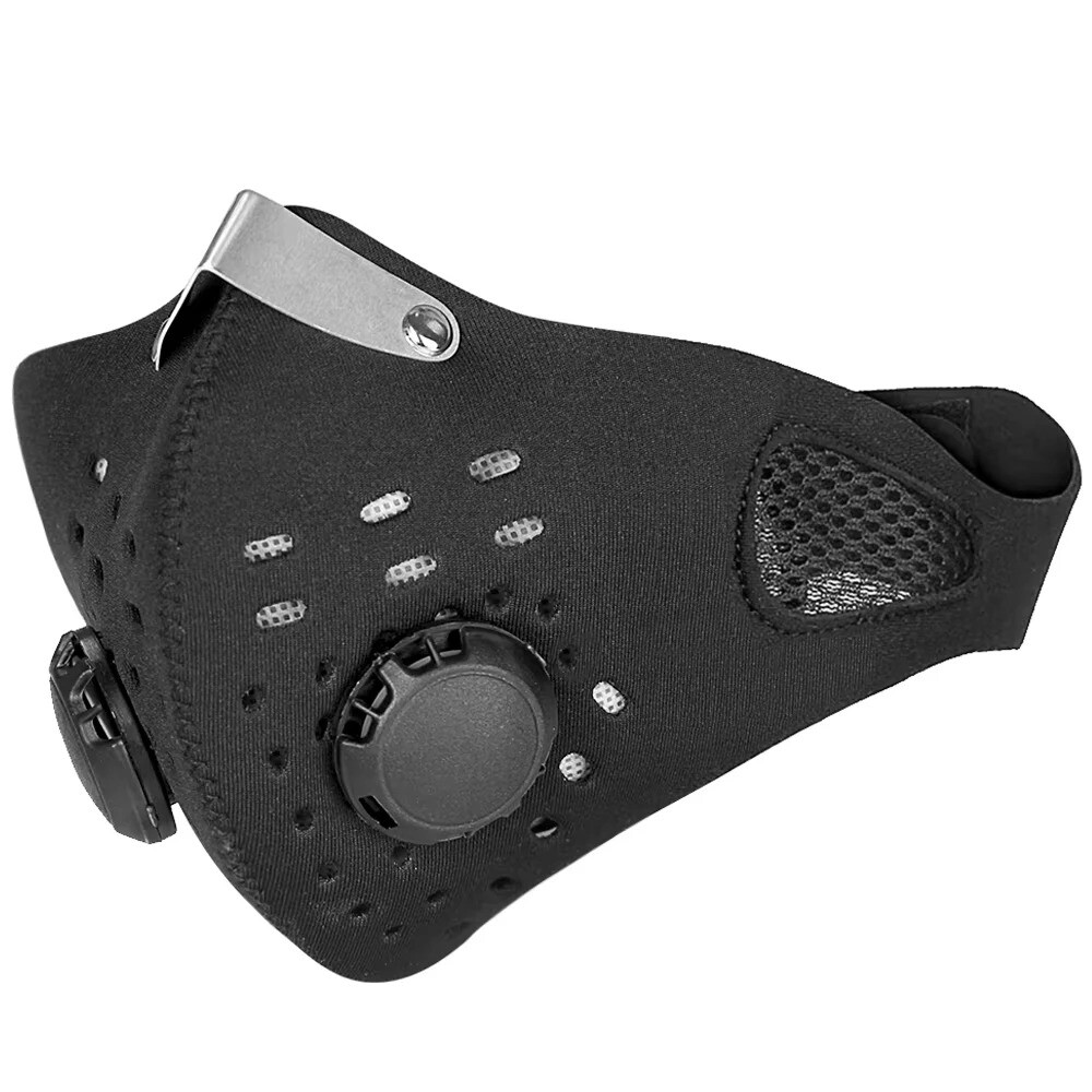 Anti Pollution Face Mask with Activated Carbon Filter Military Grade Protection