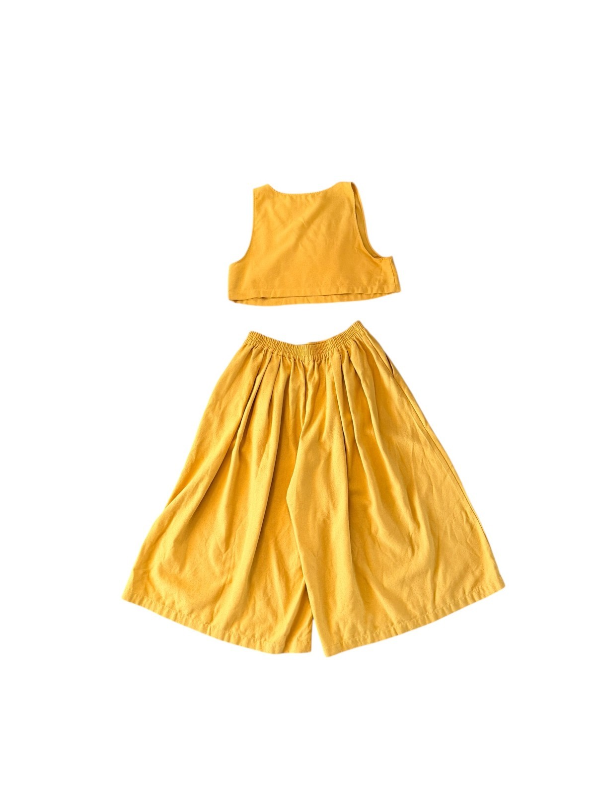Free People Maritza Culotte Set Yellow Large