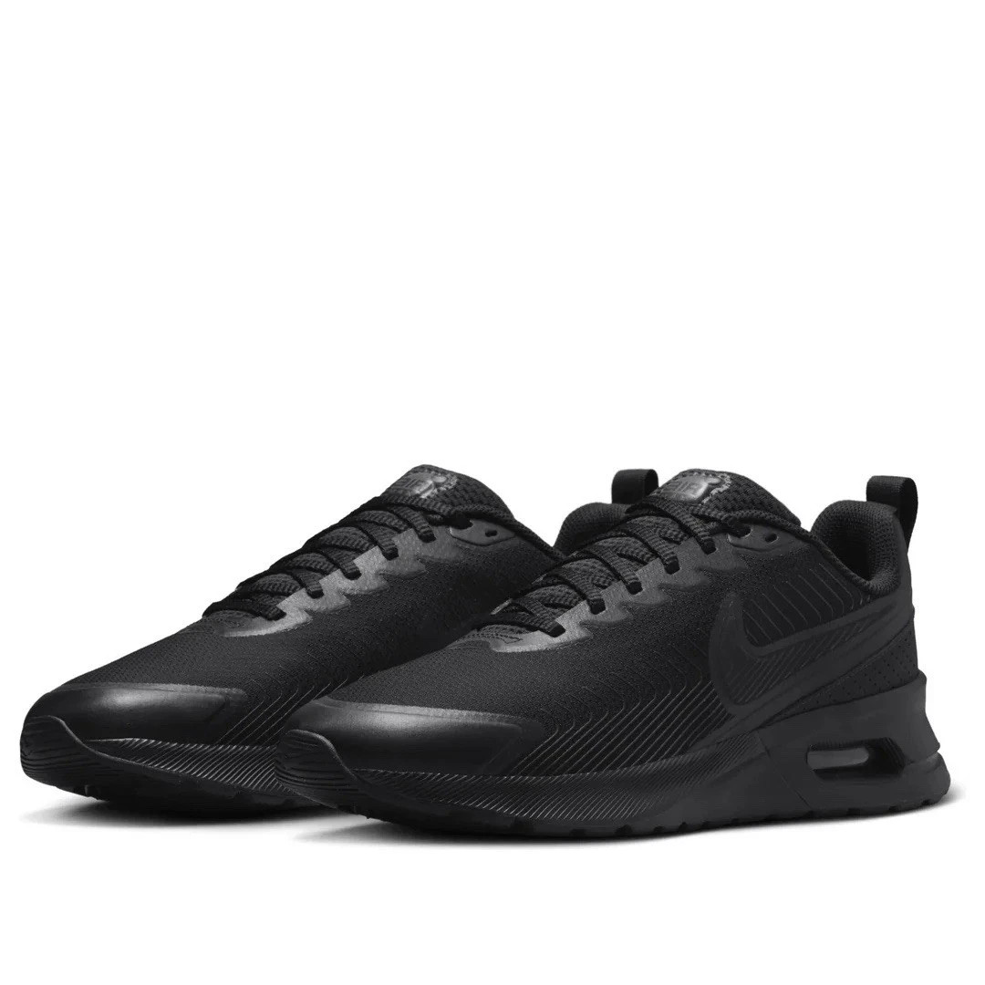 NEW Nike Air Max Nuaxis Men’s Sz 12 Black/Black-Anthracite Fd4329 004 Fast Ship