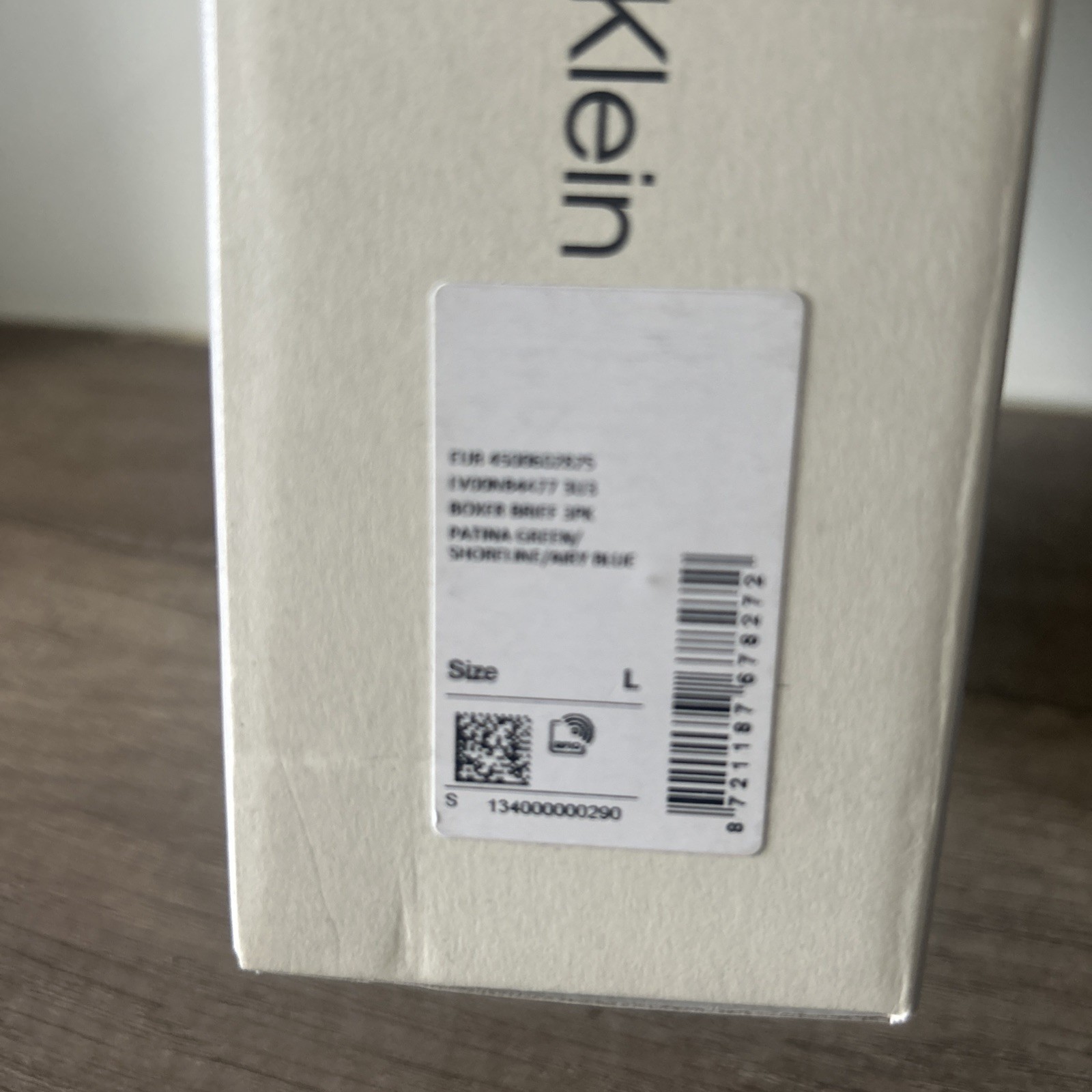 Calvin Klein Boxer Brief Men’s Large 3 pack