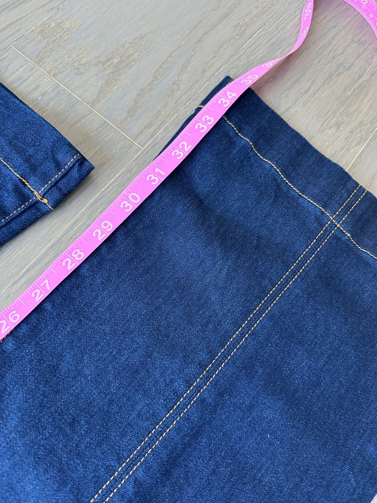 Veronica Beard Beverly Indigo Rinse Skinny Flare Trouser Jean With Tags Size 29