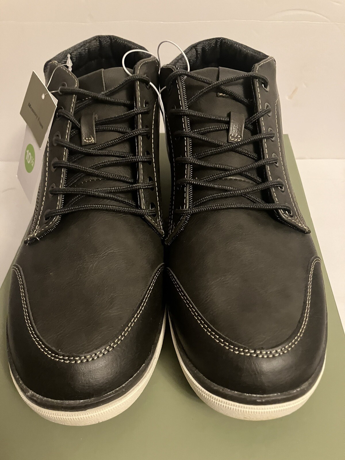 GOODFELLOW & CO SNEAKERS Mens Clay Mid-Top Casual Memory Foam (GRAY) Size 10 1/2