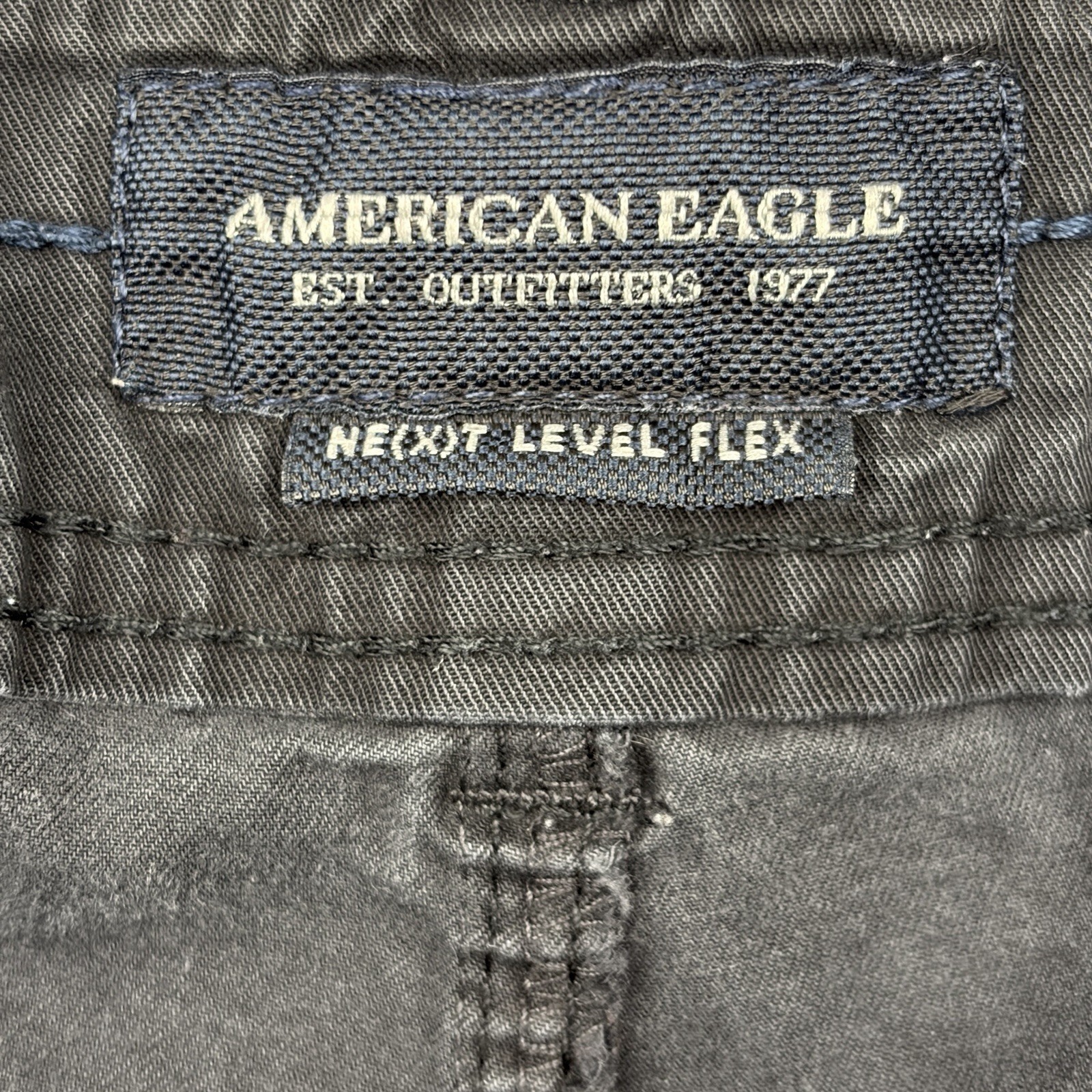 American Eagle Next Level Flex Cargo Shorts Men’s Tagged 40 (Fits 41)Faded Black