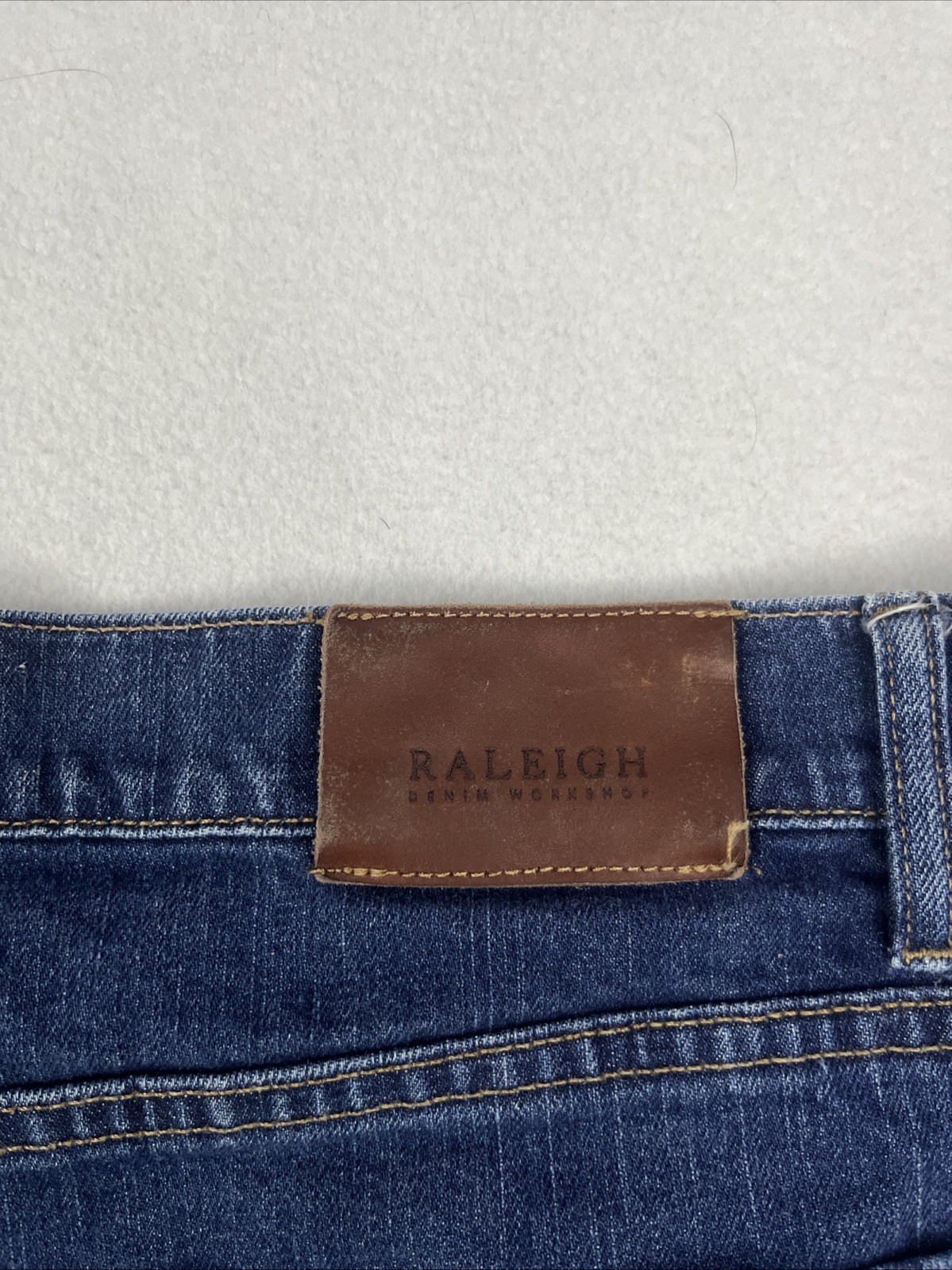 Raleigh Denim Martin Stretch Jeans Men Blue 36X27 Made in USA