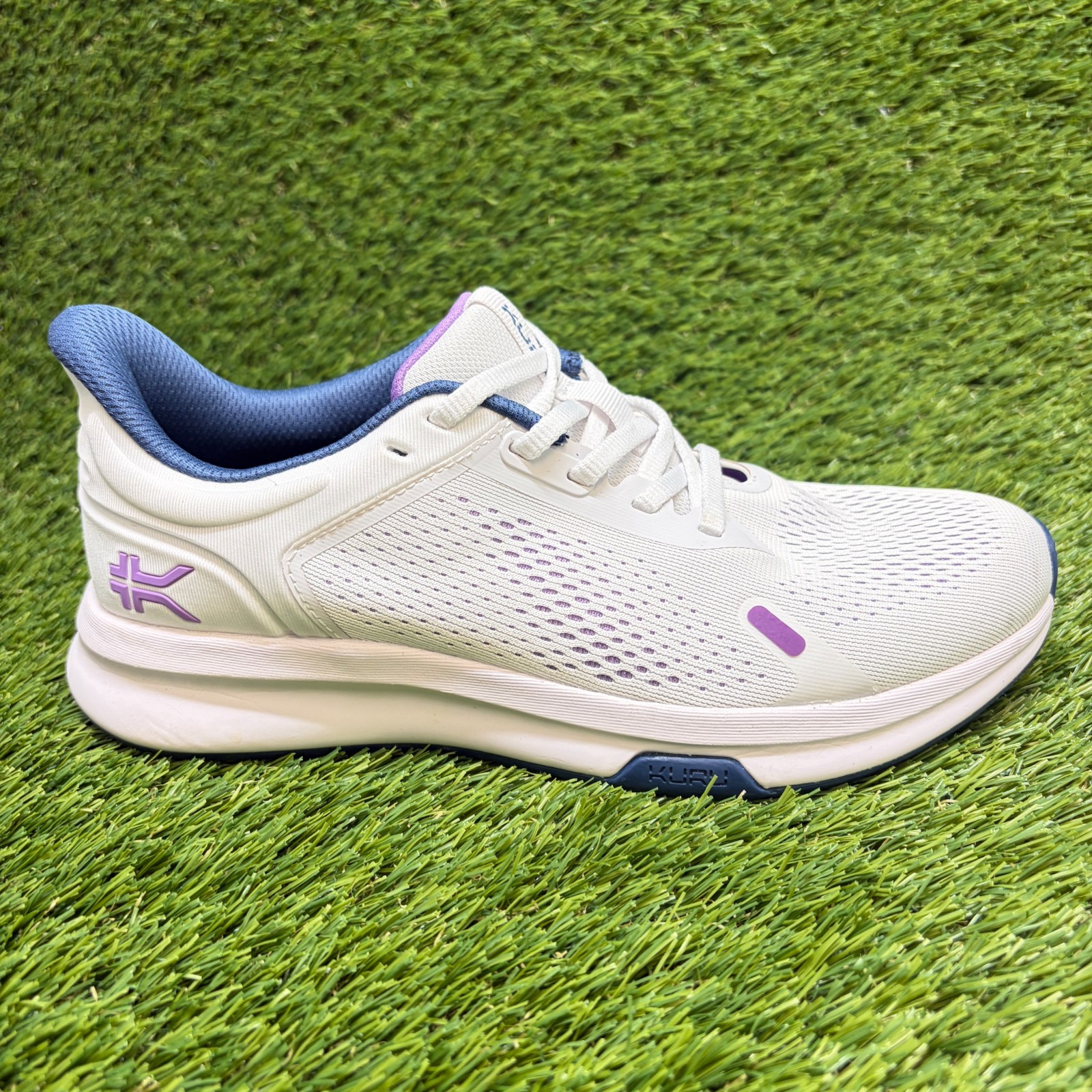 Kuru Atom Fusion Womens Size 7 White Athletic Running Walking Shoes Sneakers