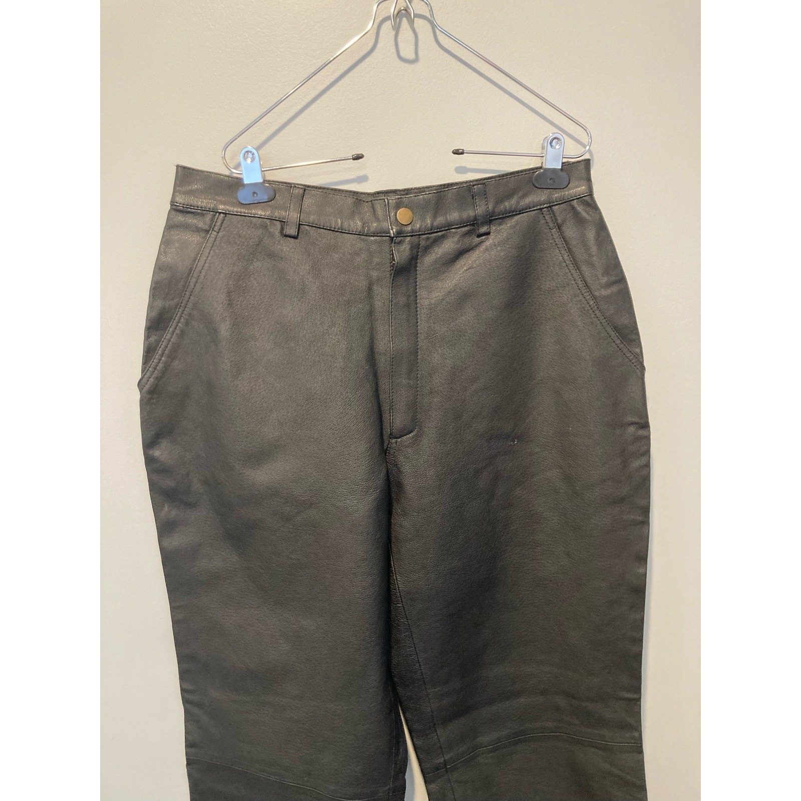 TDC Leather Collection Genuine Leather Pants Sz 34 NWOT