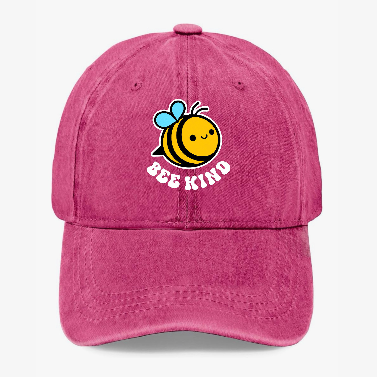 Bee Kind Cute Bee Hat Funny Positive Quote Baseball Cap Gift for Her Women
