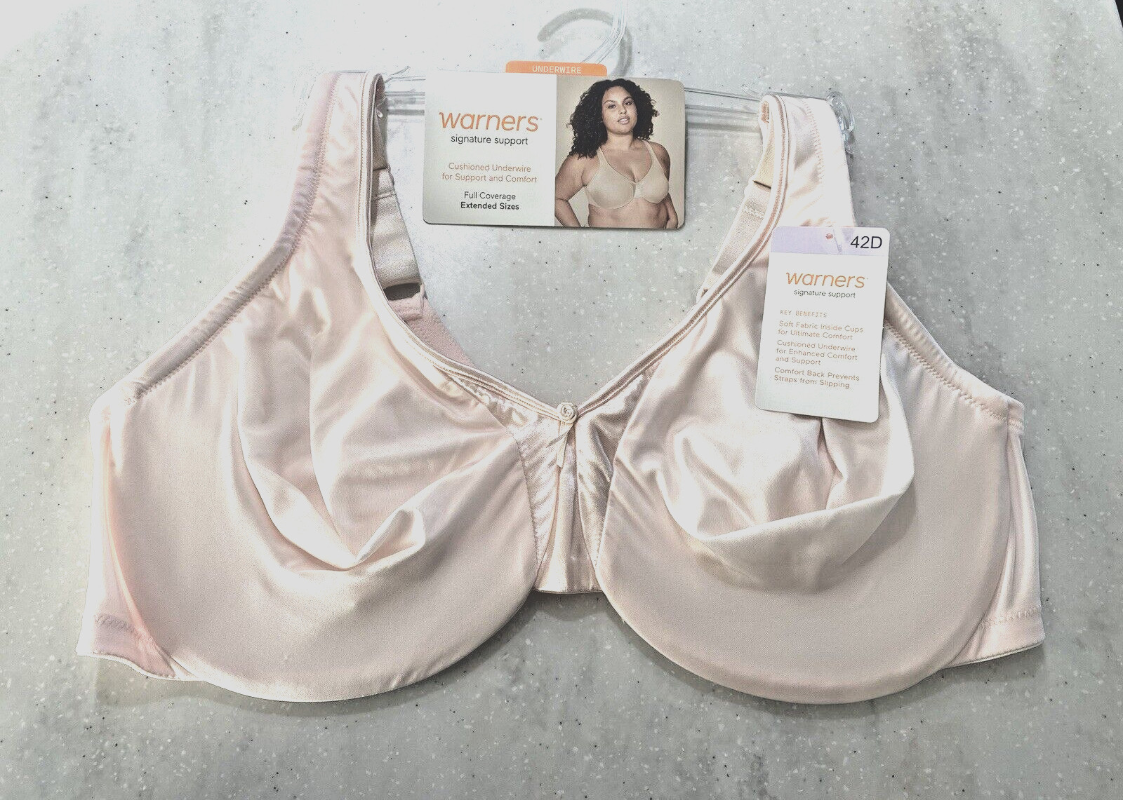 Warners SIGNATURE SUPPORT BRA cushioned underwire stretch 35002A BRAND NEW