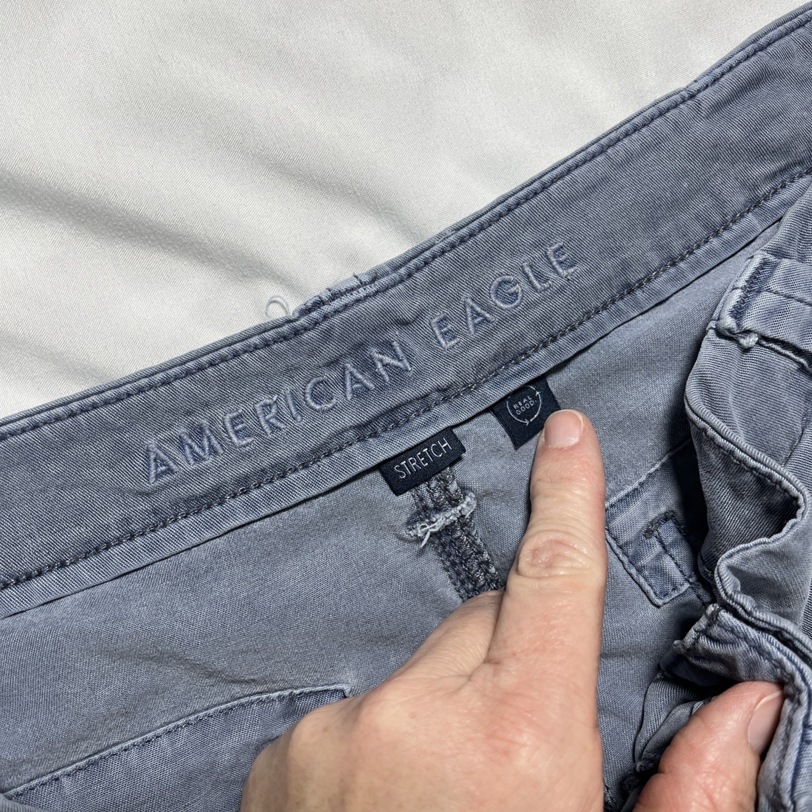 American Eagle Women’s Cargo Stretchy Pants Lot Of 2 See Details & Photos Sz 14