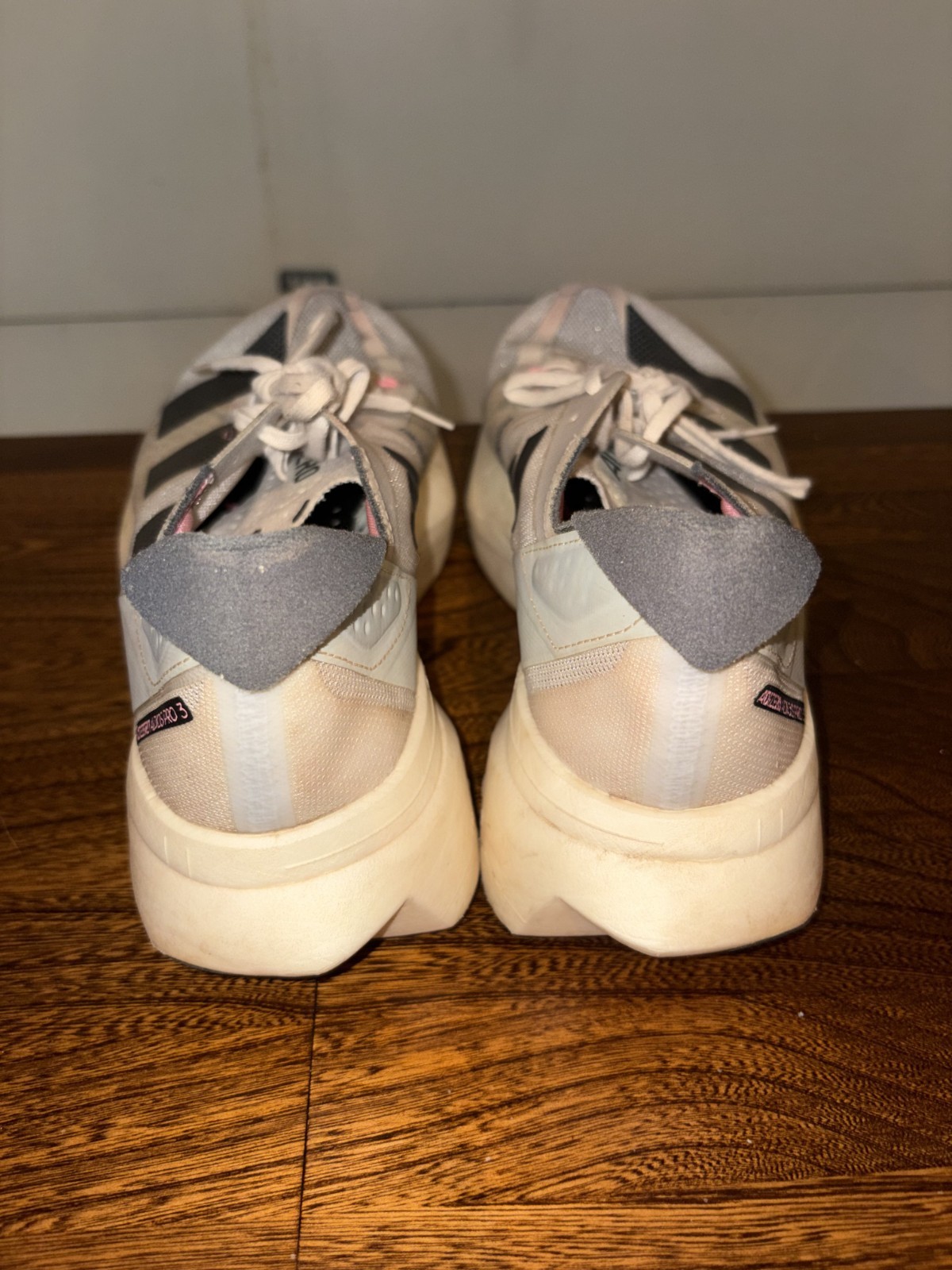 Size 10 – adidas Adizero Adios Pro 3 Low White Night Metallic