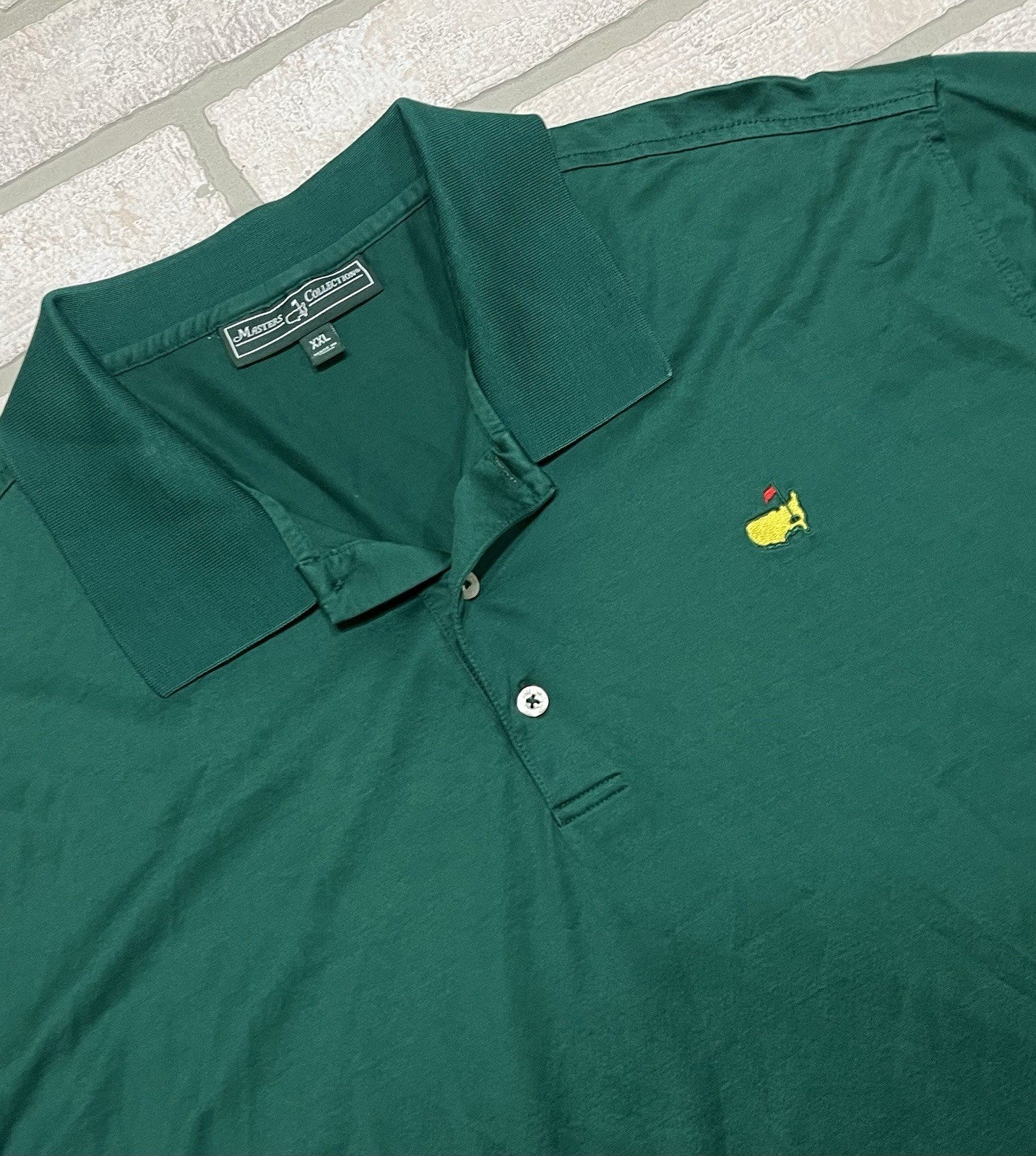 Masters Collection Augusta Green Polo Performance Mens XXL preppy