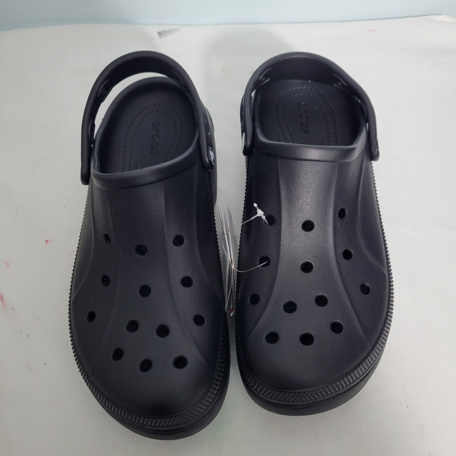 Crocs Bella Black Platform Clogs Size 11W/9M NEW 12426-2836