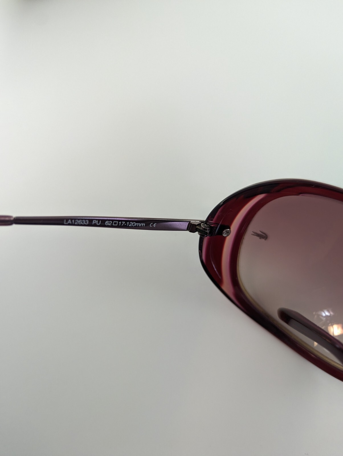 Lacoste Red Womens Sunglasses LA12633 PU 62[] 17*120mm