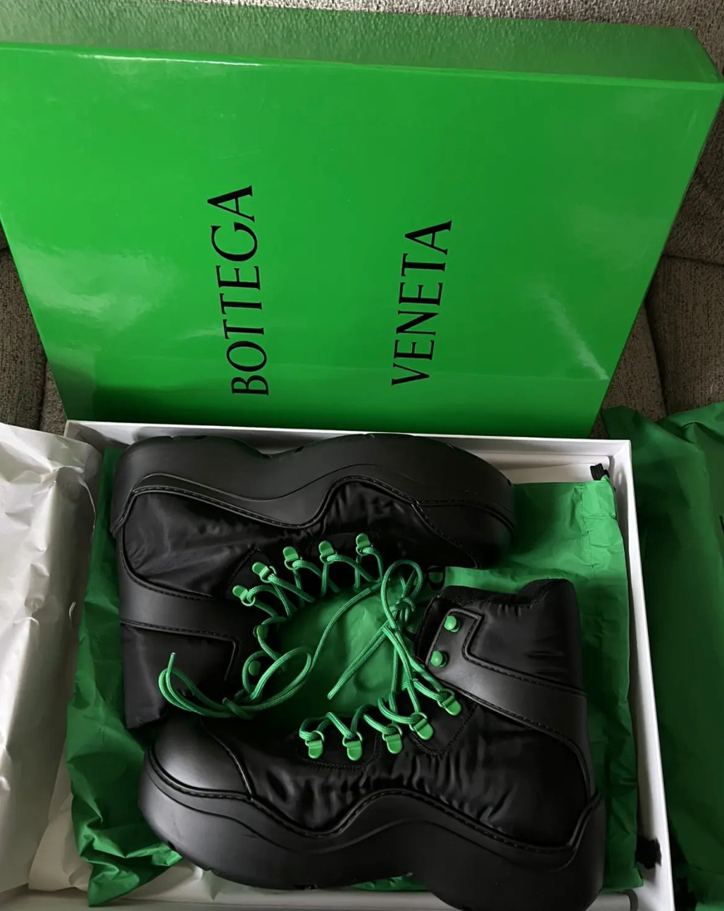 Bottega Veneta Puddle Bomber Boot Black Brand New w/ Box Size 42 100% Authentic