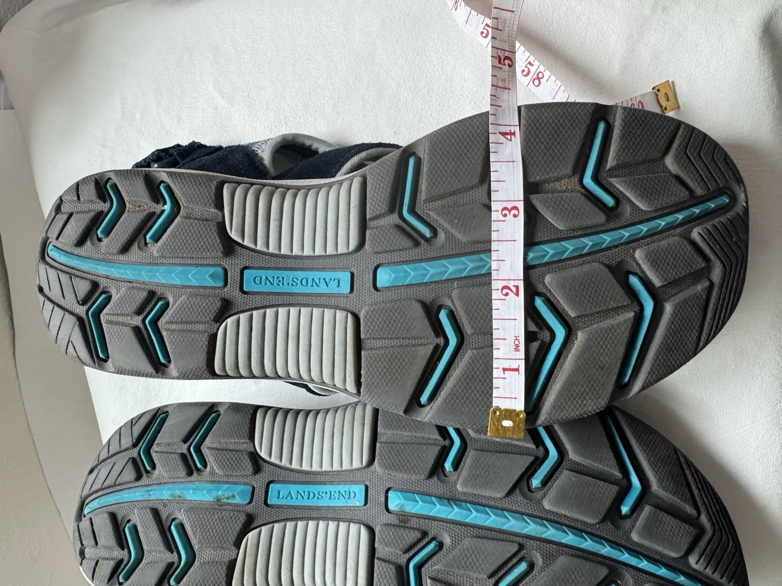 Lands’ End Trekker Sandals Women’s Water Hiking Closed Toe Blue Teal Size 9B