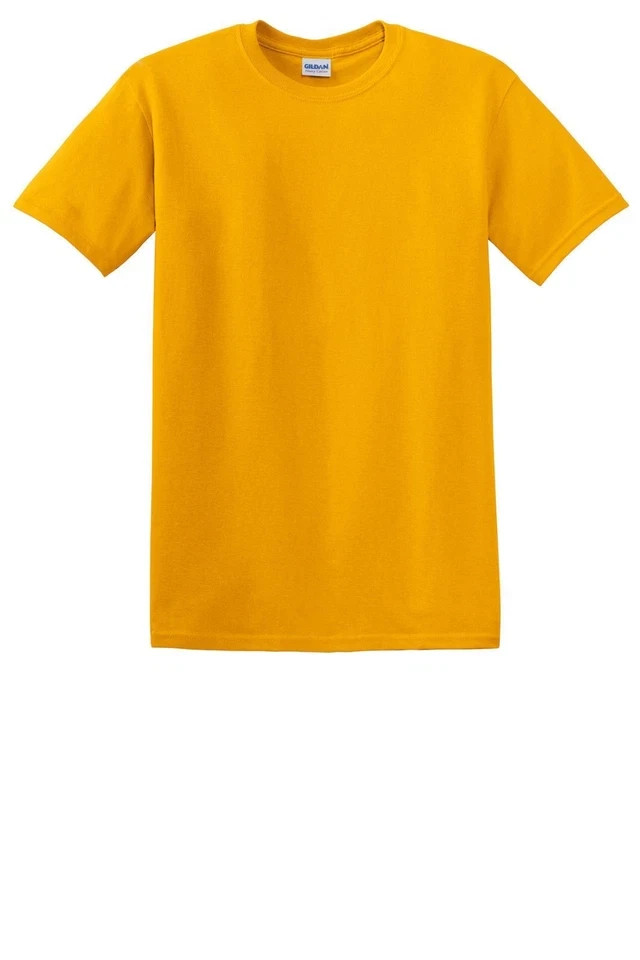 6 Pack Gildan 5000 Men’s T-Shirt Heavy Cotton Short Sleeve Plain Blank Tee S-3XL