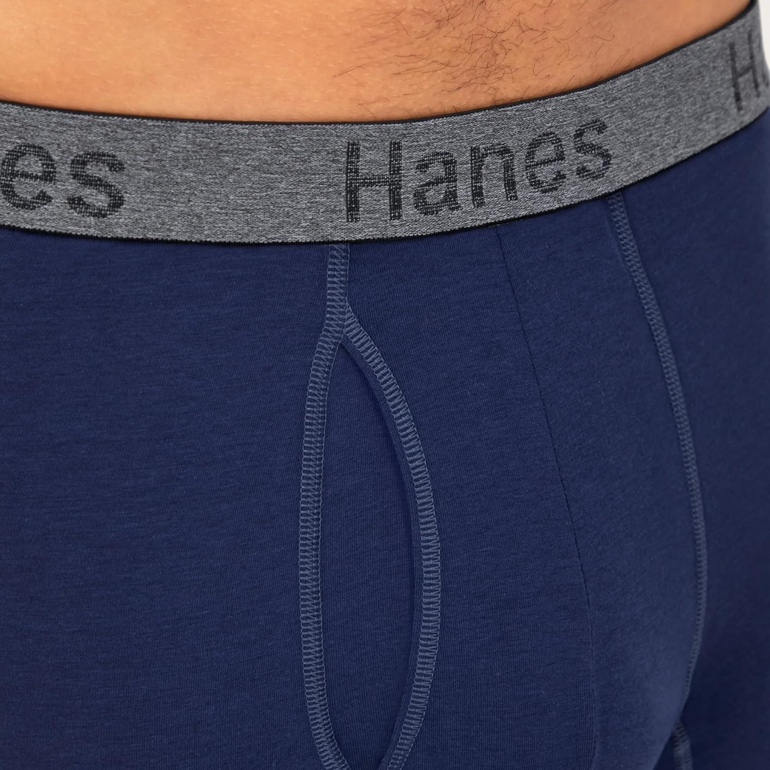 Hanes Mens 3 Pack Comfort Flex Fit Stretch Brief Small Gray Blue