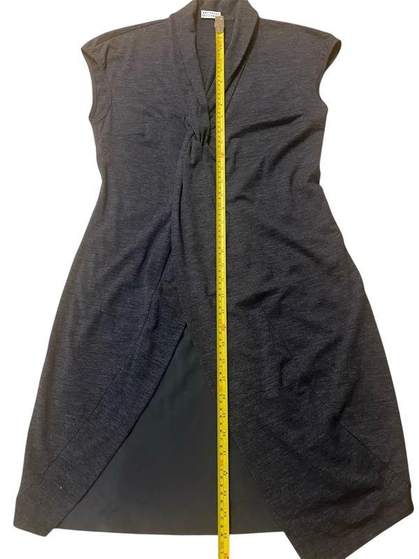 Women Brunello Cucinelli Dress Grey Silk Wool 38 /