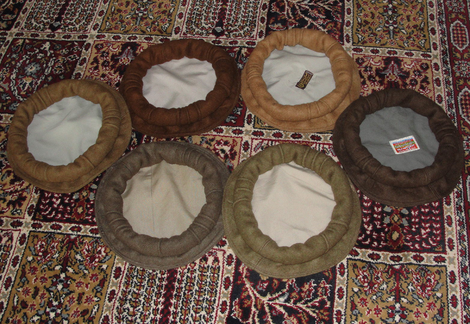 Afghanistan Tribal Warm Winter Wool Hat Beret Pakol Hat Top Afghan Army CHITRAL