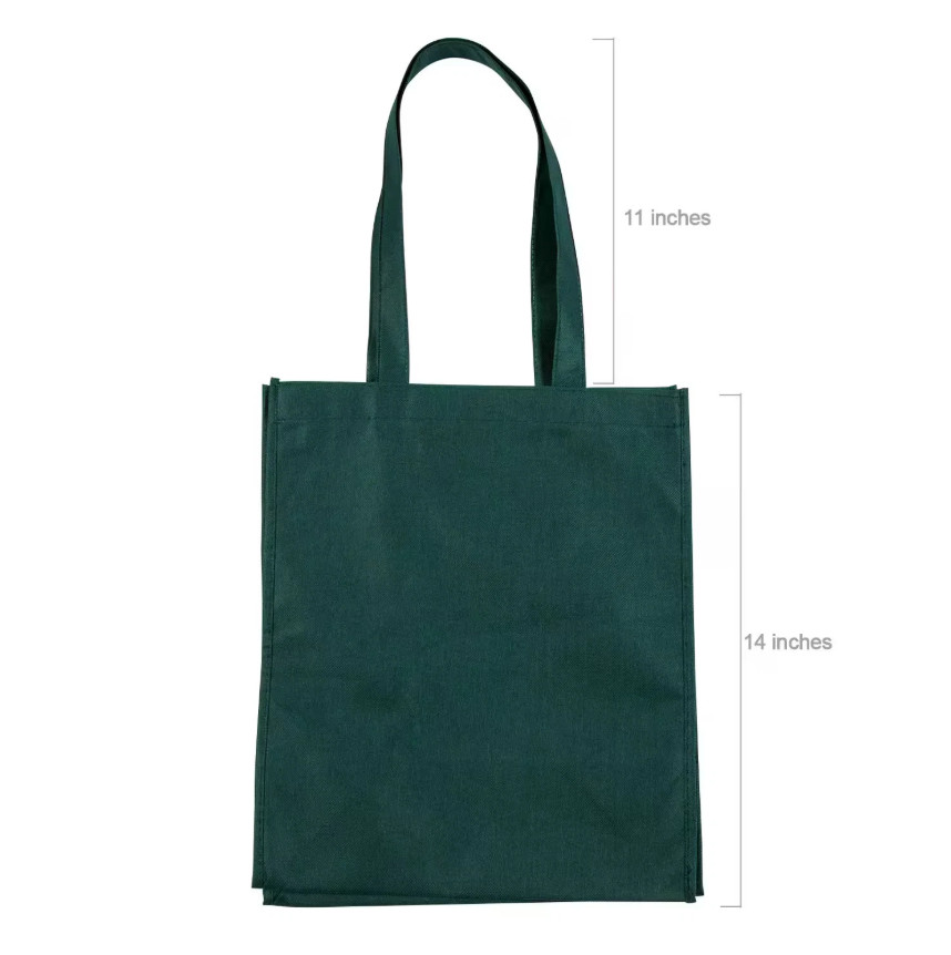 12″ x 14″ Bulk 48 Pc. Medium Jewel Tone Nonwoven Tote Bags FREESHIP USA