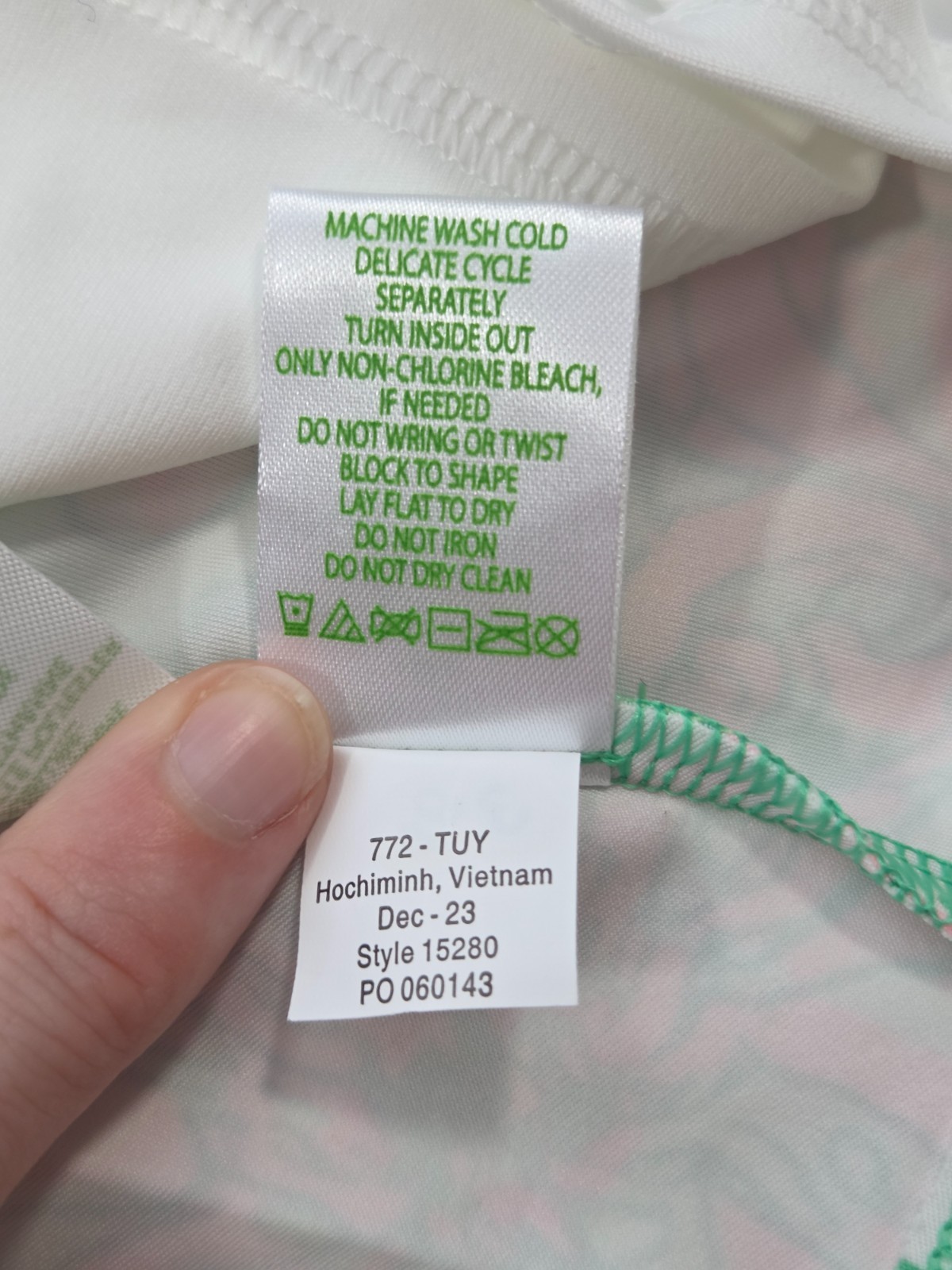 Lilly Pulitzer Luxletic Bacio Skort Green Spearmint Blossom Pleated Tennis Sz M