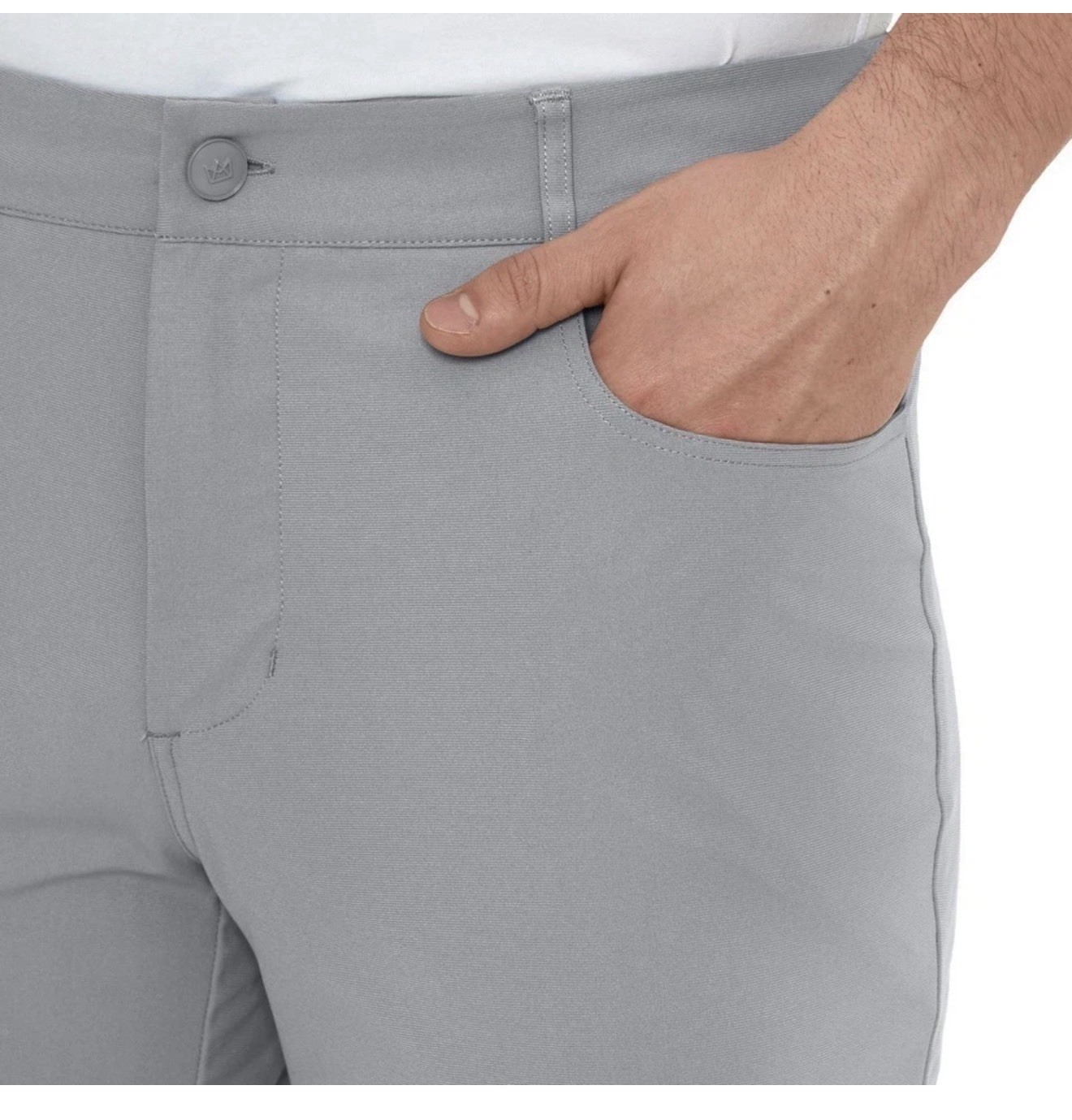 Modern Ambition Men’s Performance 5-Pocket Pants, Stretch, Multiple Sizes