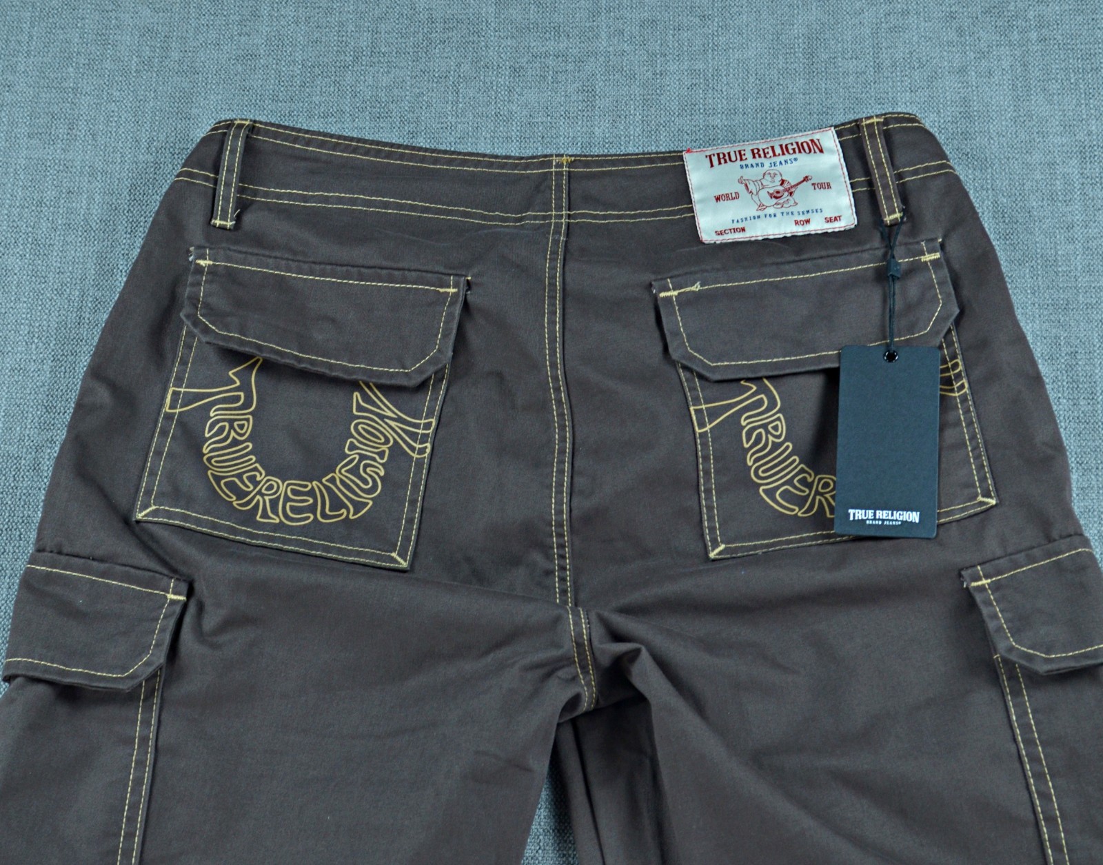 True Religion Pants Men’s 30×32 Bracken Casual Cargo Pocket Straight Leg NWT