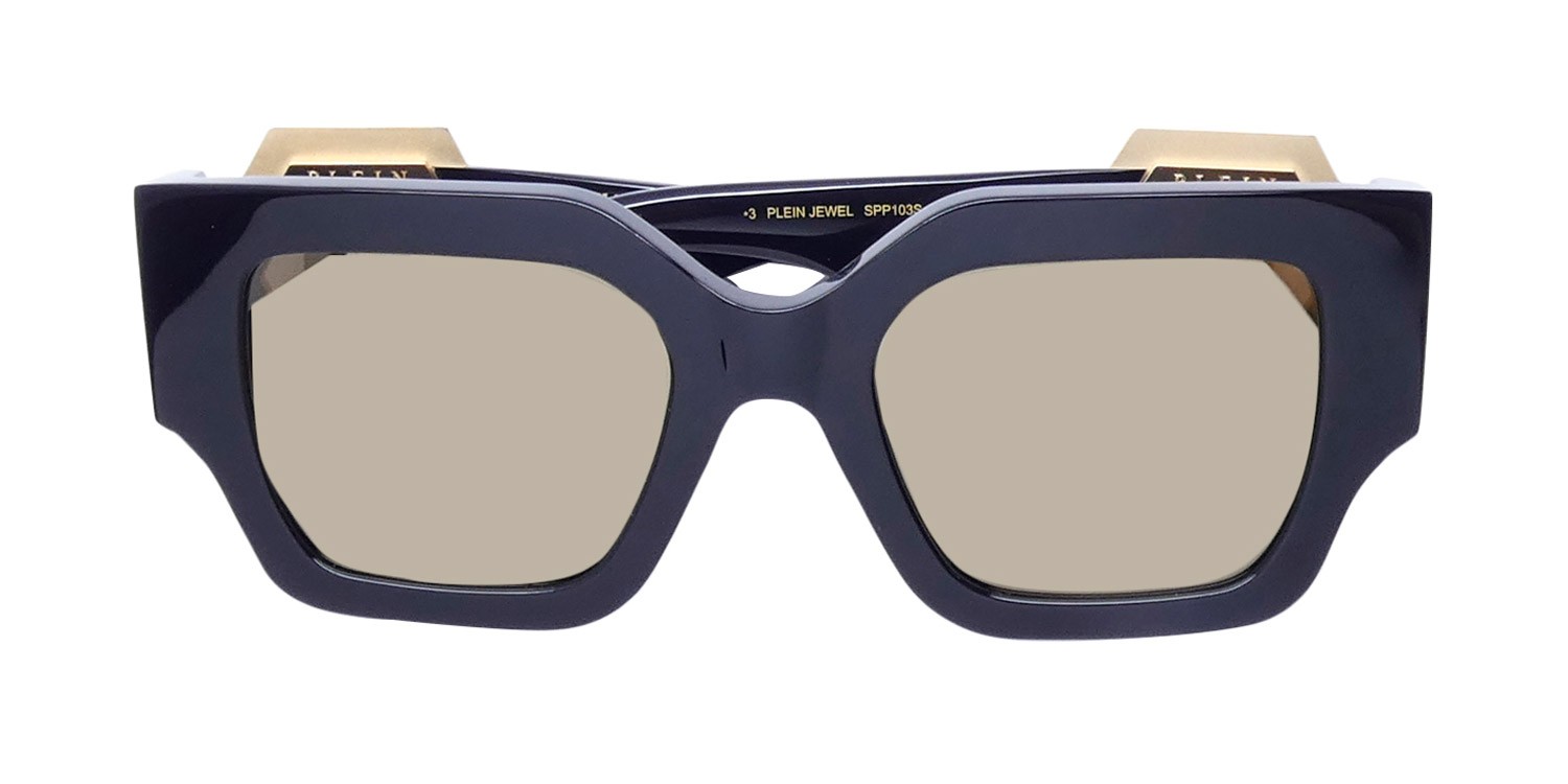 NEW PHILIPP PLEIN SPP103S PLEIN JEWEL SUNGLASSES PLASTIC BLACK WOMENS ITALY