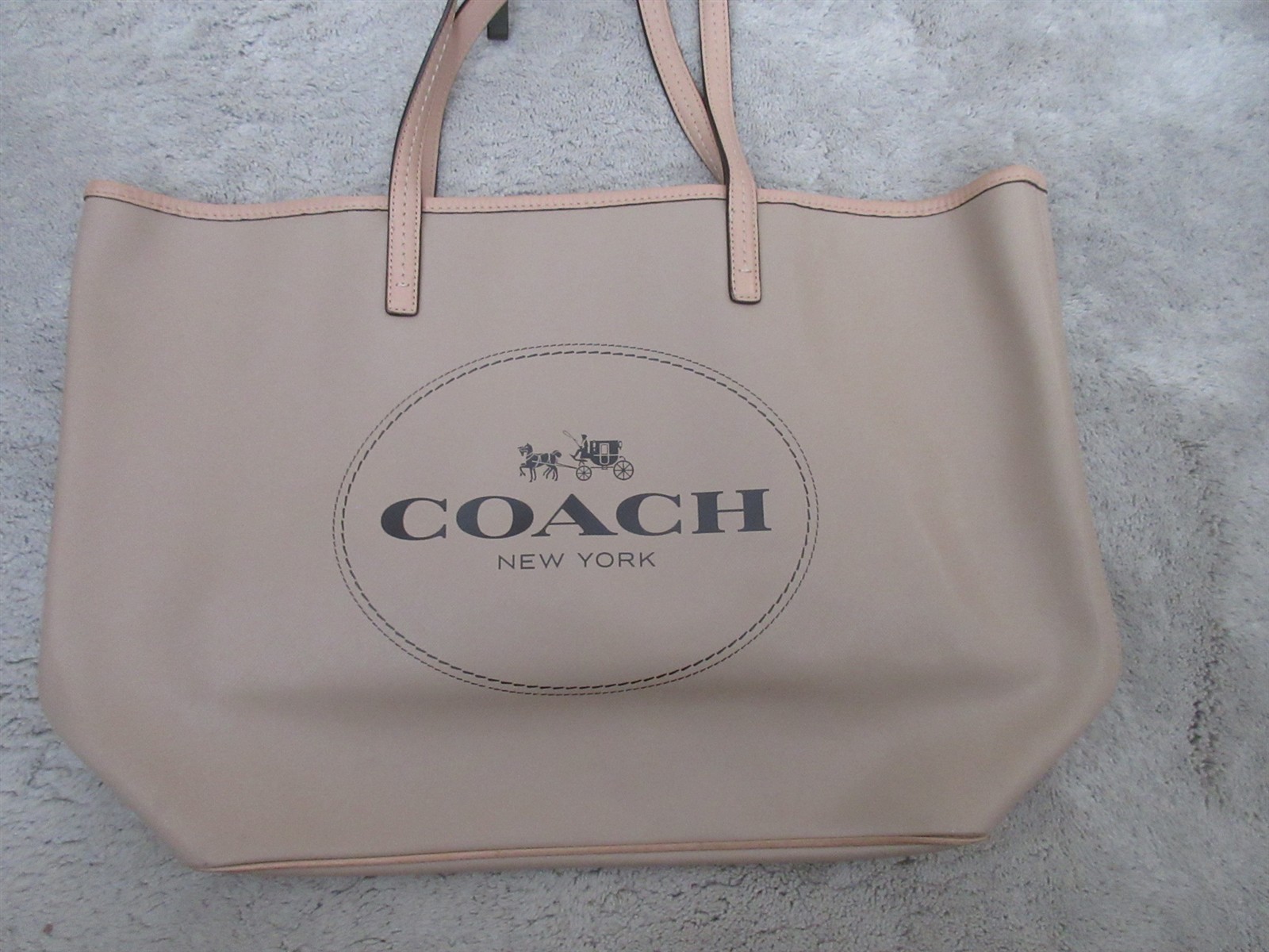 vintage COACH Metro Horse & Carriage Tote F31315