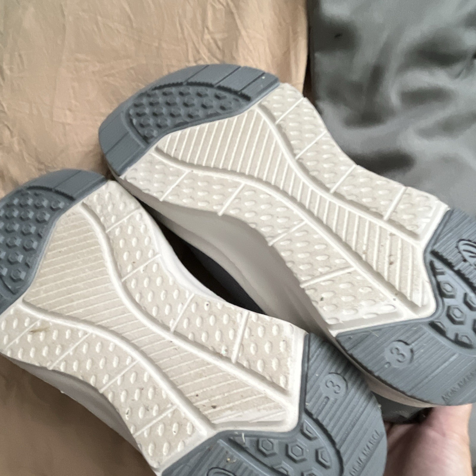 4 pairs kids shoes only been worn a couple times . Big kids size 3 ￼￼
