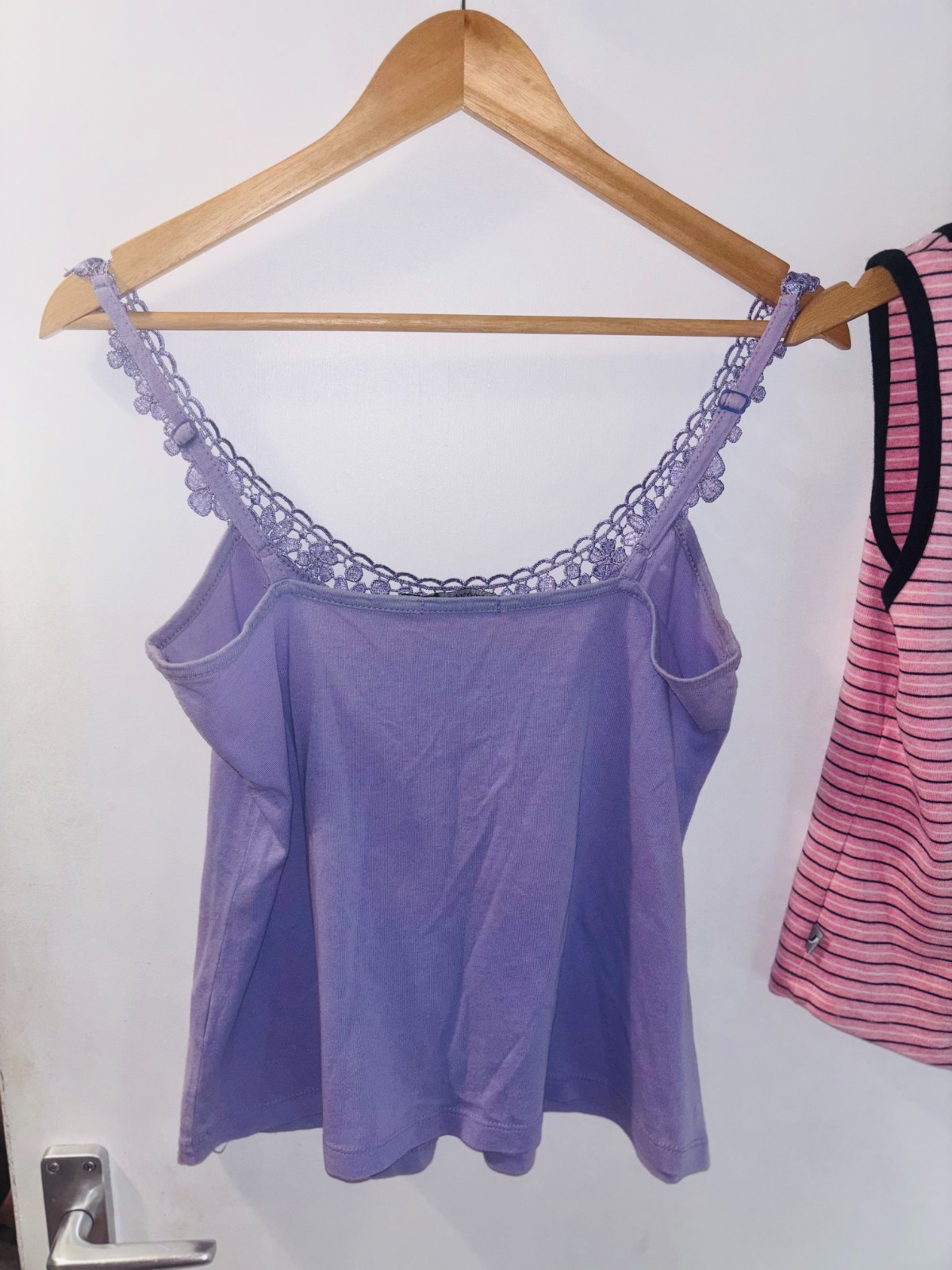 BHS Womens Vest Top Bundle, Pink & Lilac , Size 12, Summer Casual Wear