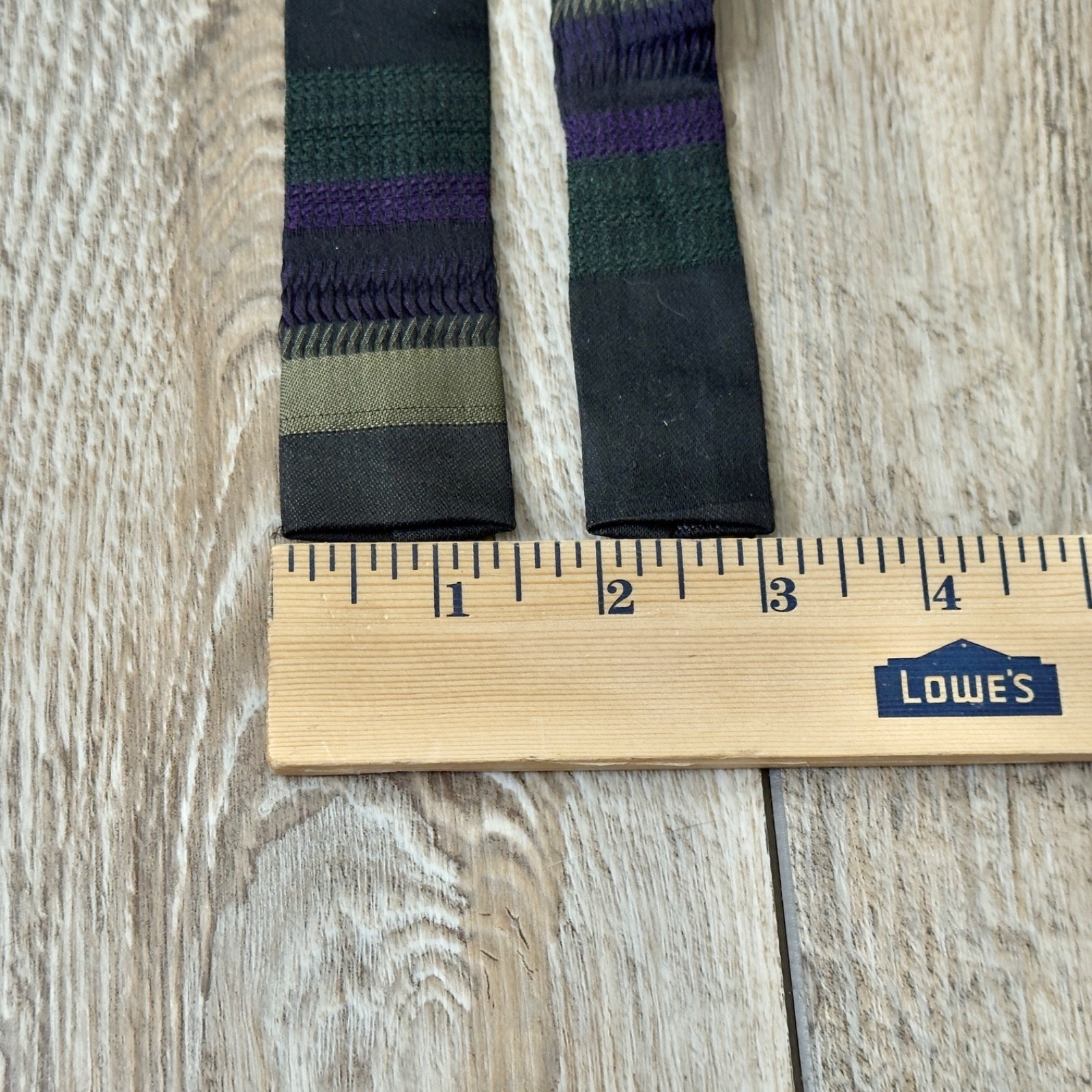 Vintage Superba Tom-Cat Multicolor Square Skinny Neck Tie